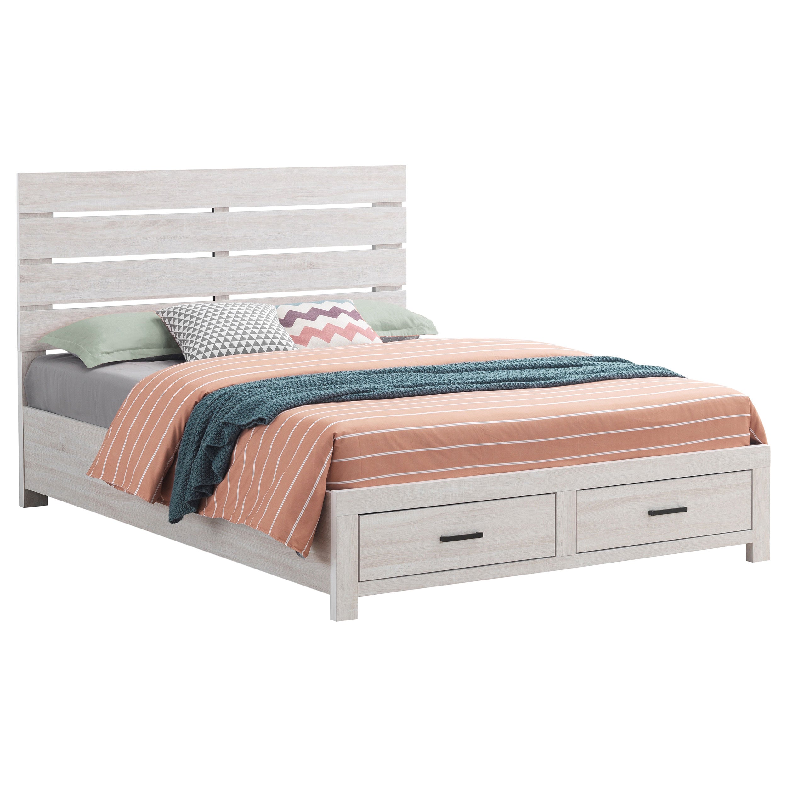 Brantford Plank-Style Headboard Bed