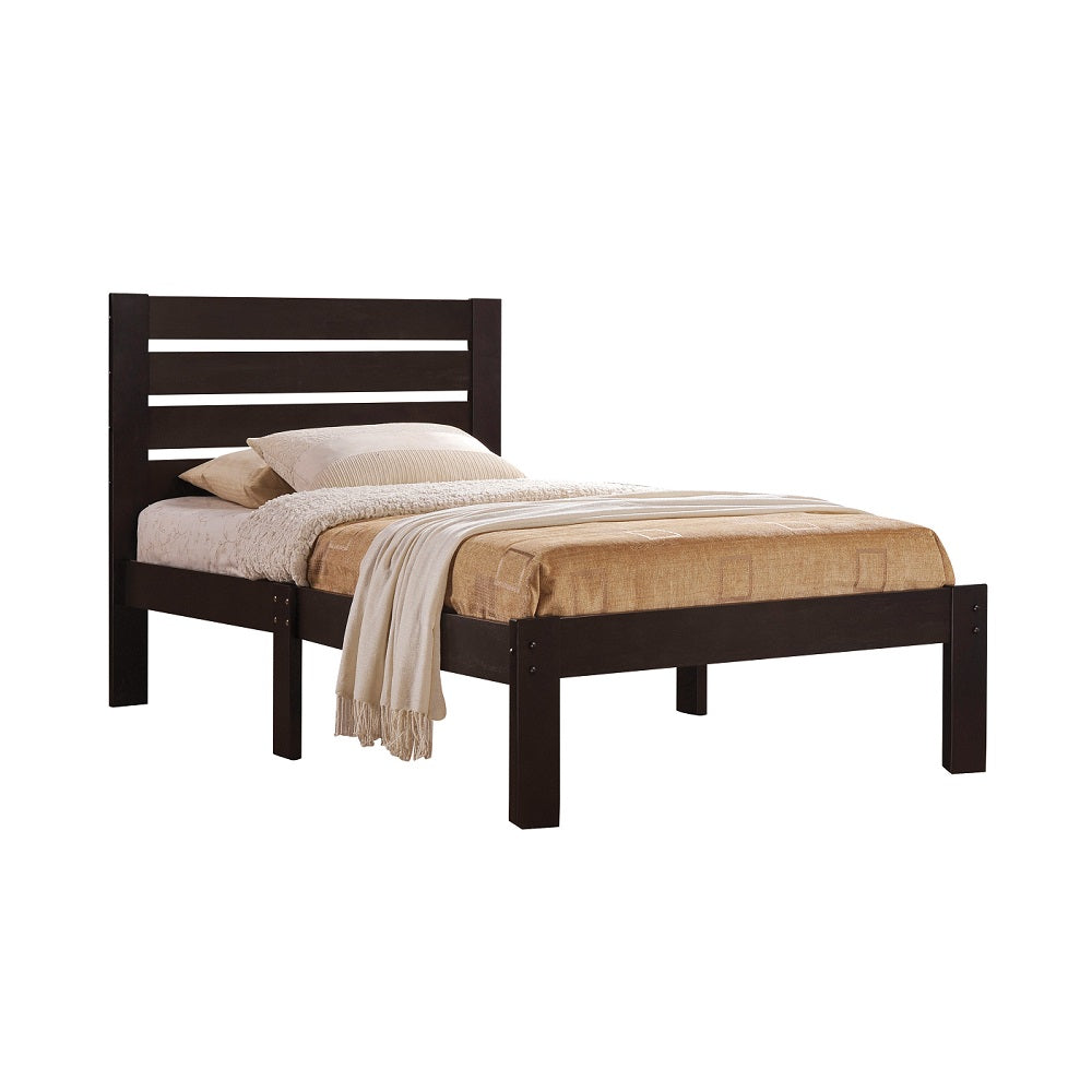 Corman Wooden Slatted Headboard Bed