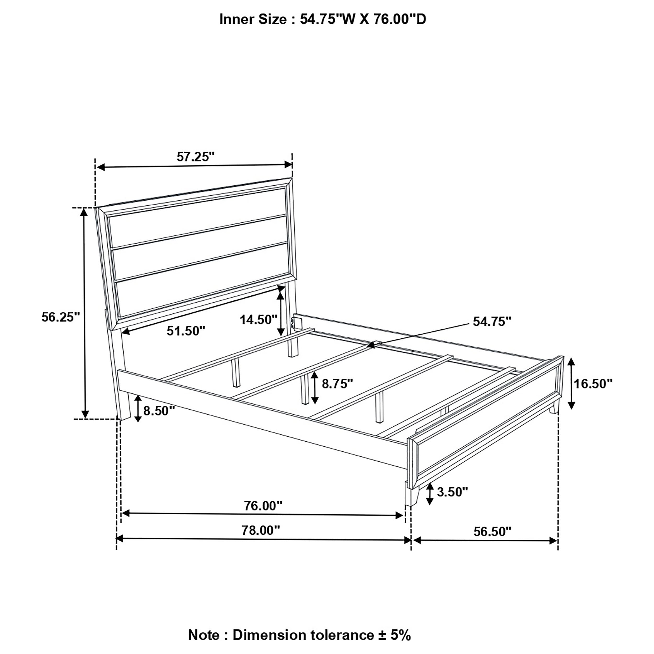 Watson Tasteful Style Panel Bed