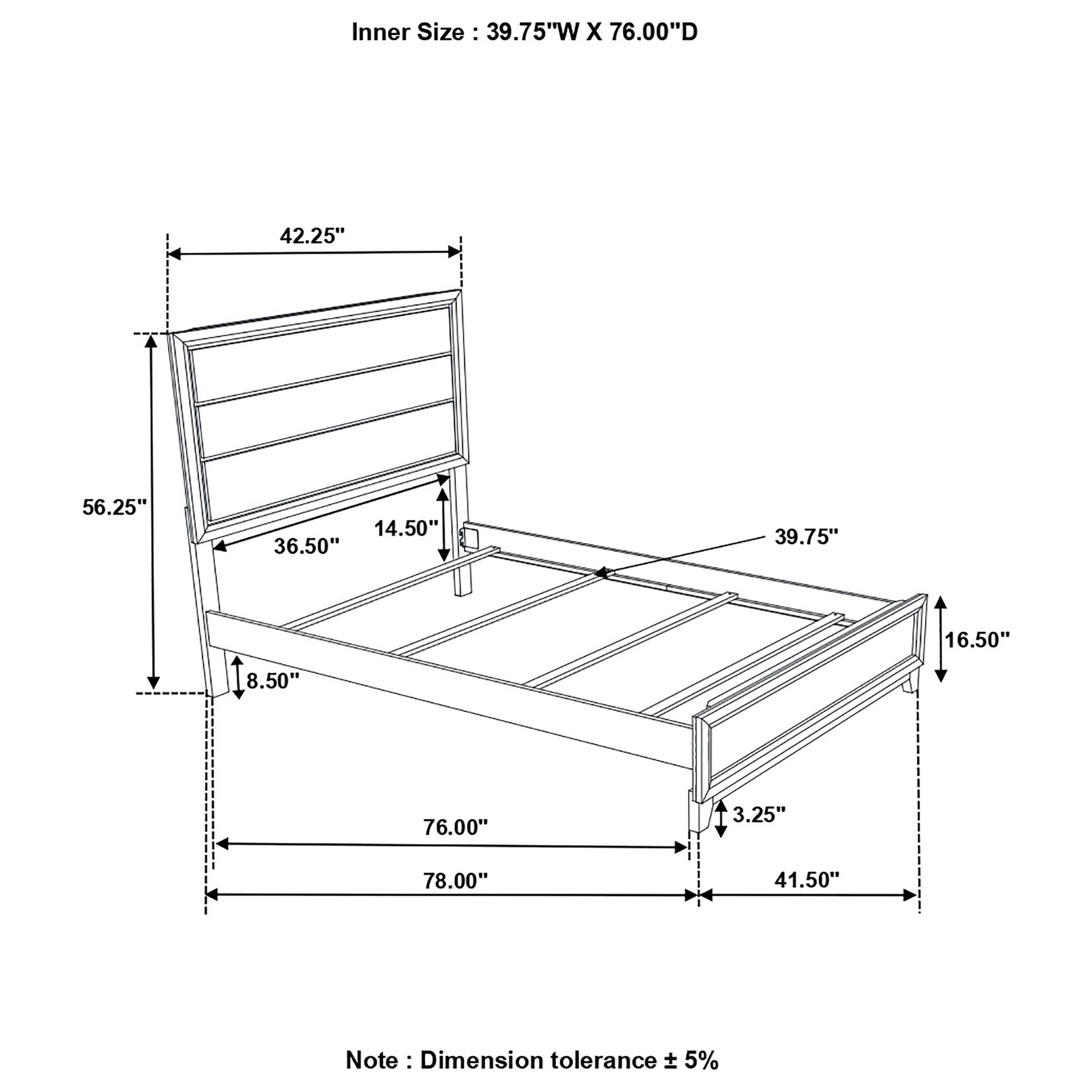 Watson Tasteful Style Panel Bed