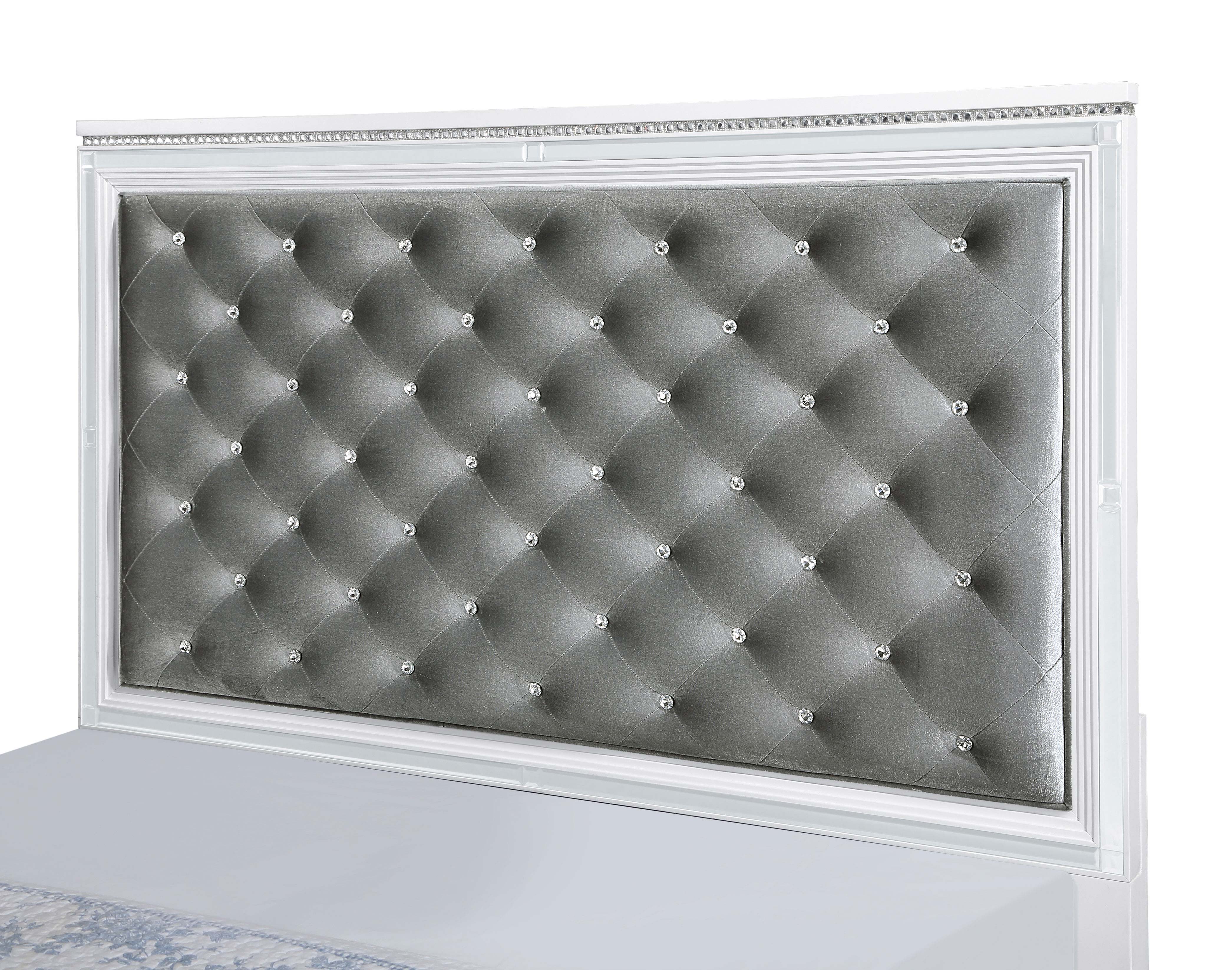 Eleanor Eleanor Collection Upholstered Tufted Bed