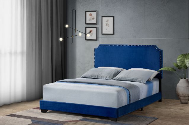 Goscho Modern & Solid Color Sleek Style Design Bed