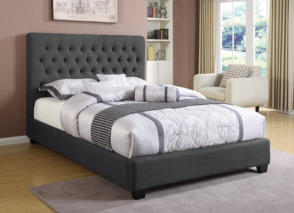 Chloe Tufted Upholstered Bed