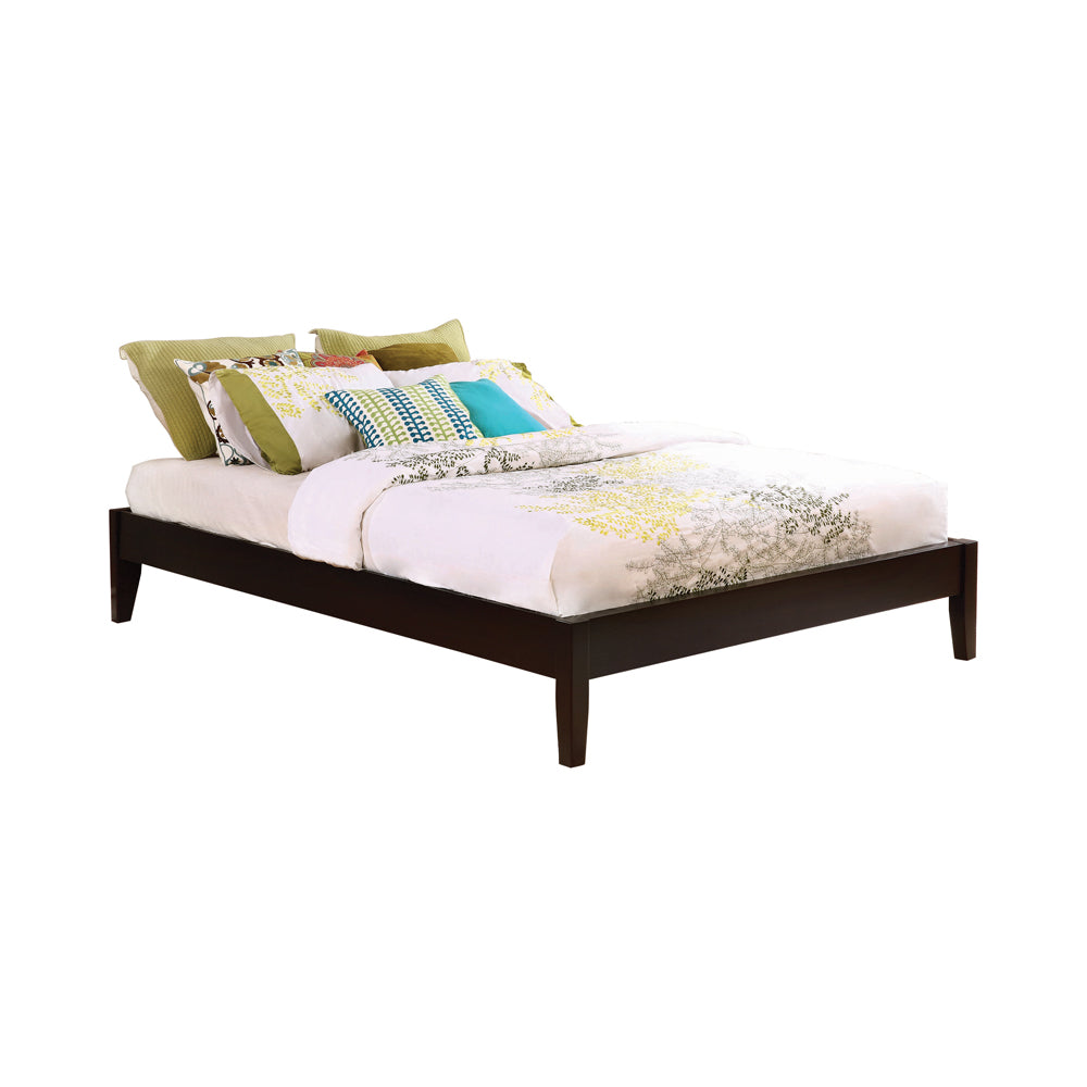 Hounslow Transitional Style & Modest Aesthetic Bed Full Cappuccino Platform