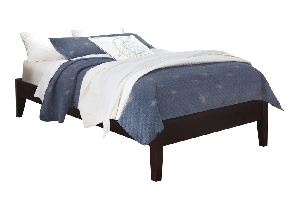 Hounslow Transitional Style & Modest Aesthetic Bed Twin Cappuccino Universal Platform