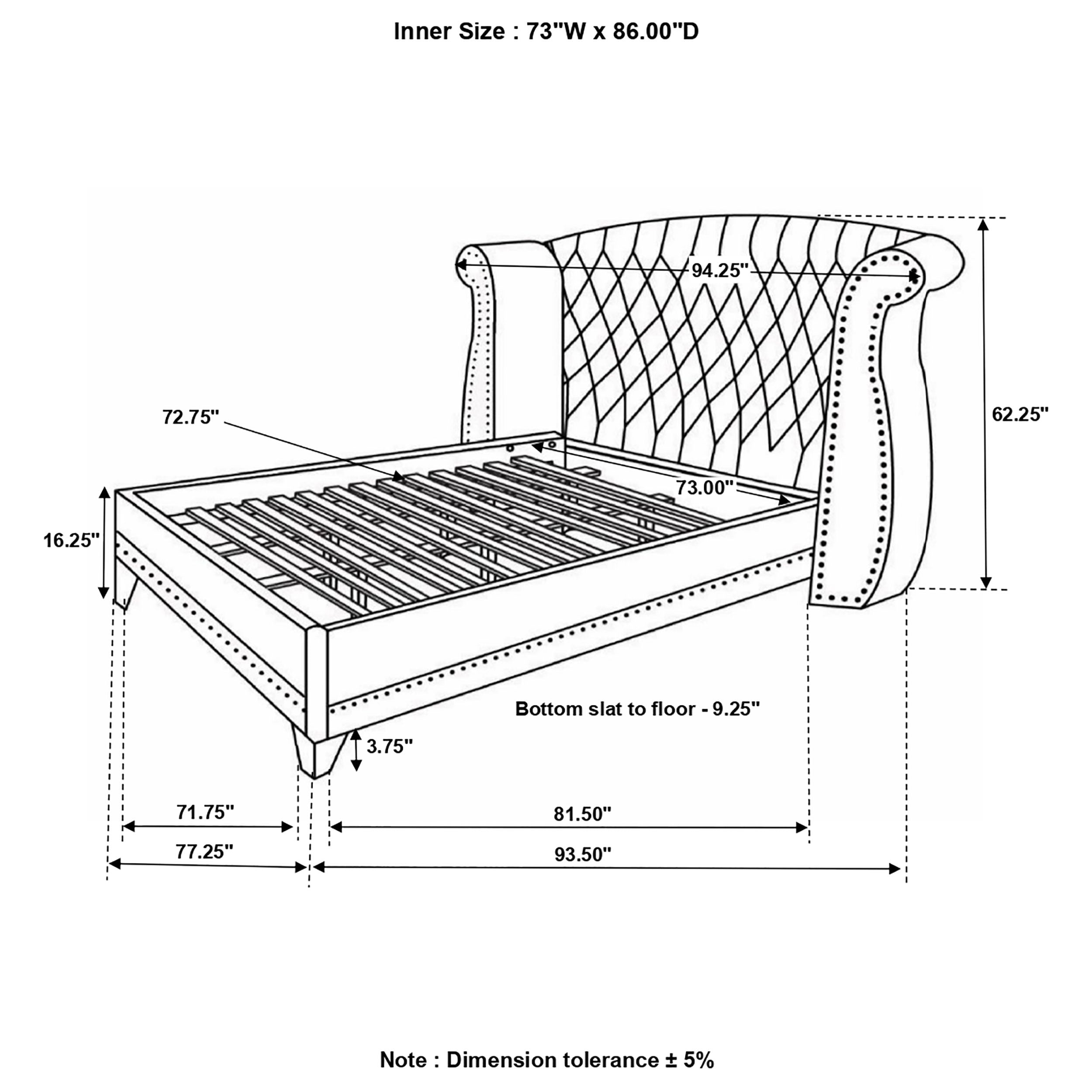 Barzini Comfort and Stylish Magnificent Bed