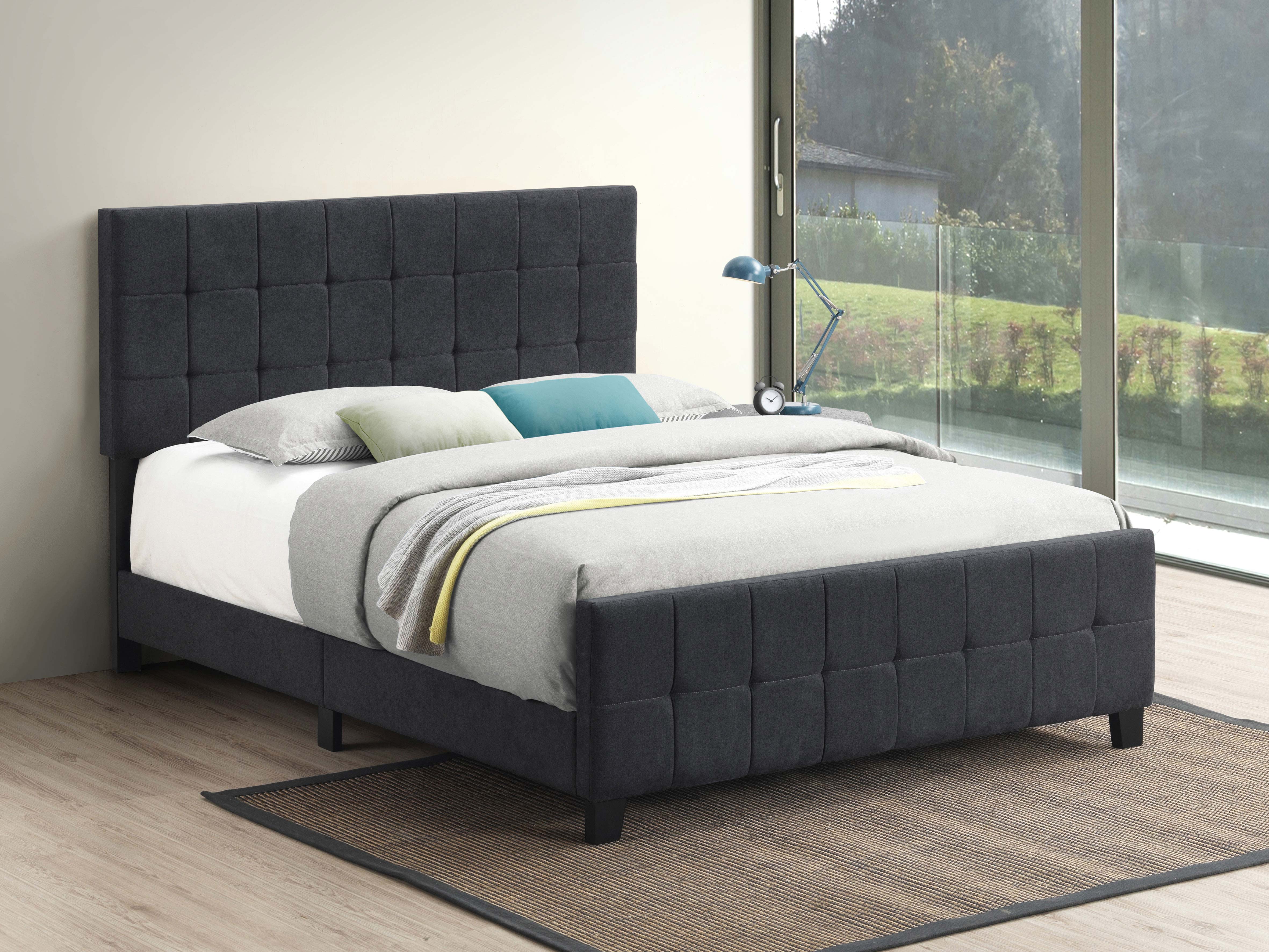 Fairfield Casual & Transitional Look Upholstered Panel Bed