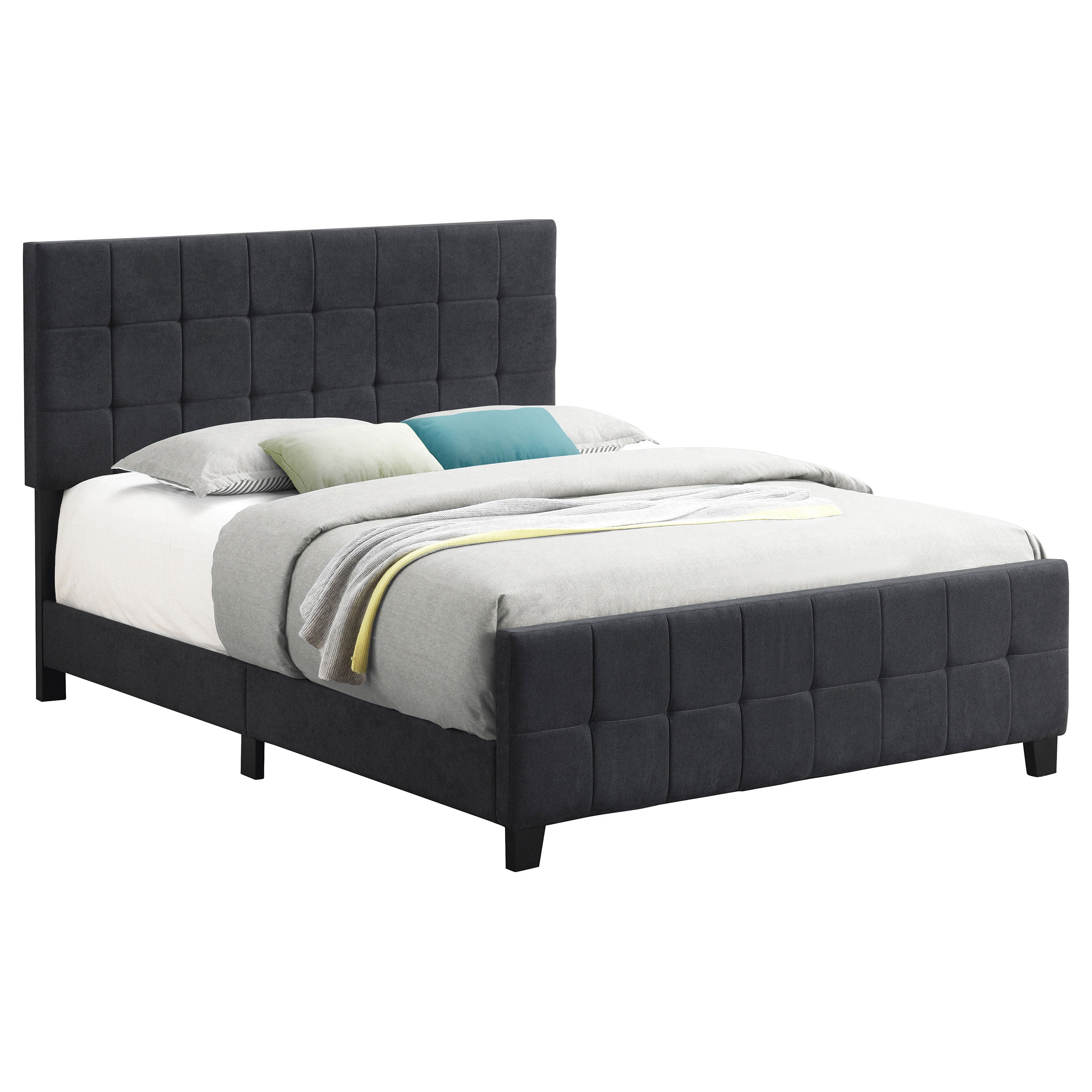 Fairfield Casual & Transitional Look Upholstered Panel Bed