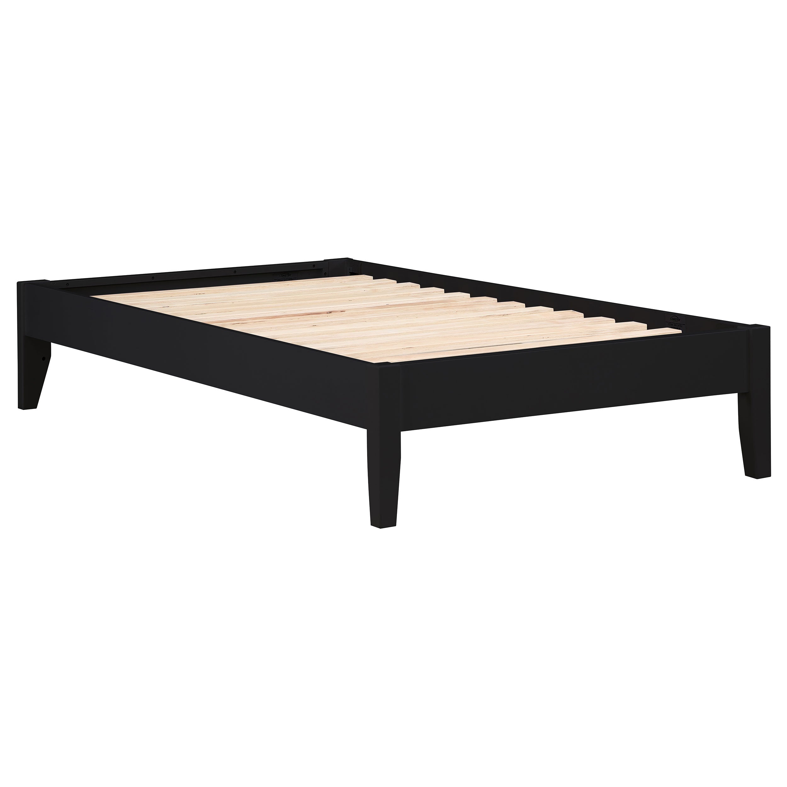 Hounslow Transitional Style & Modest Aesthetic Bed Full Black Platform