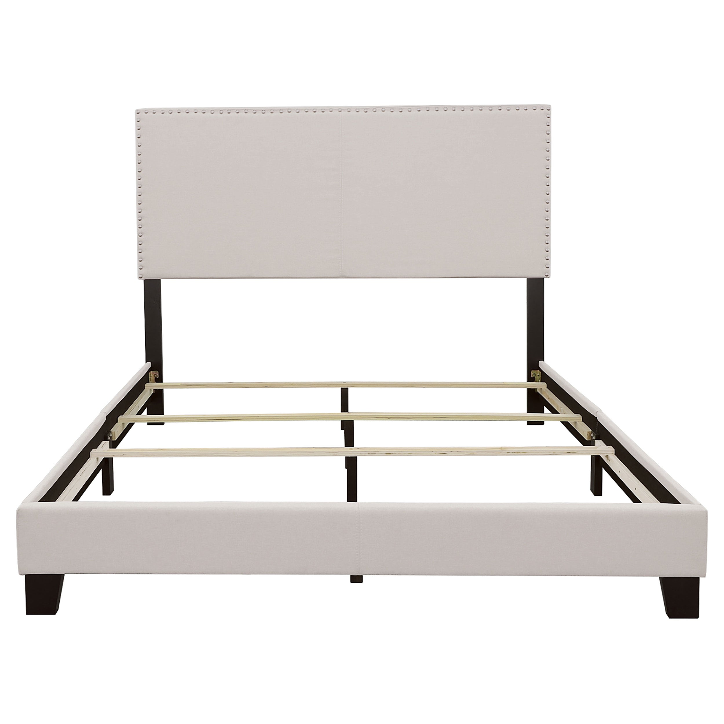 Boyd Modern Style with Smooth Edges Upholstered Bed