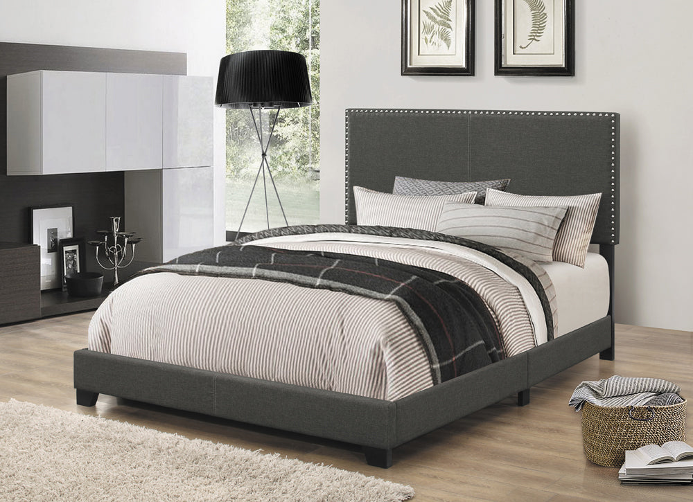 Boyd Modern Style with Smooth Edges Upholstered Bed