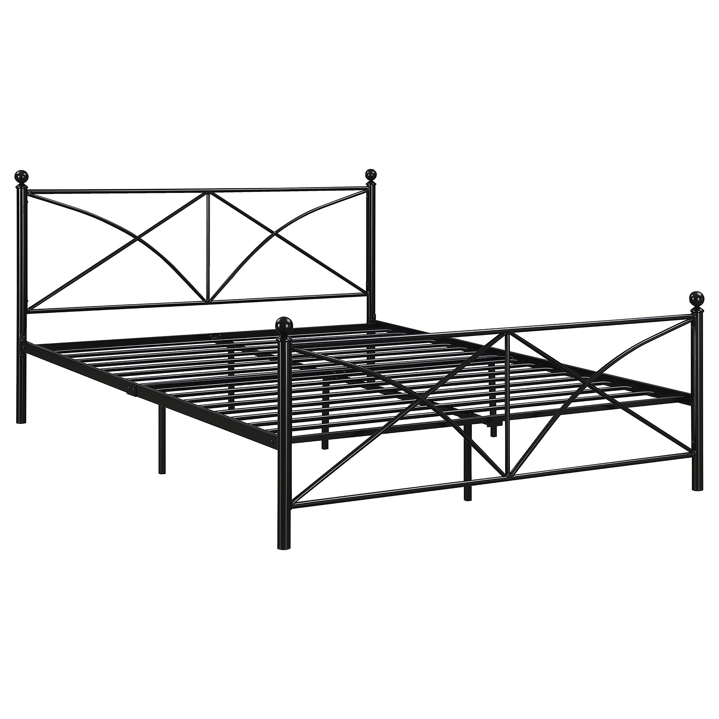 Hart Chic & Sophisticated Style Platform Bed Queen Black