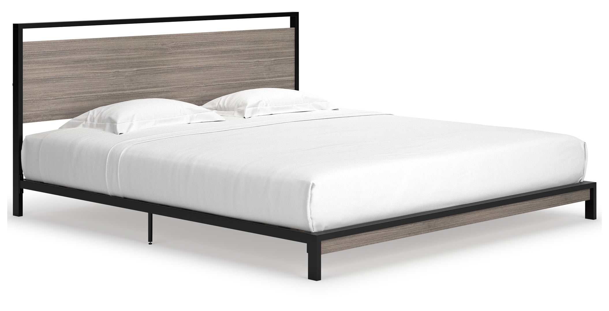 Dontally Contemporary Design Platform Bed King