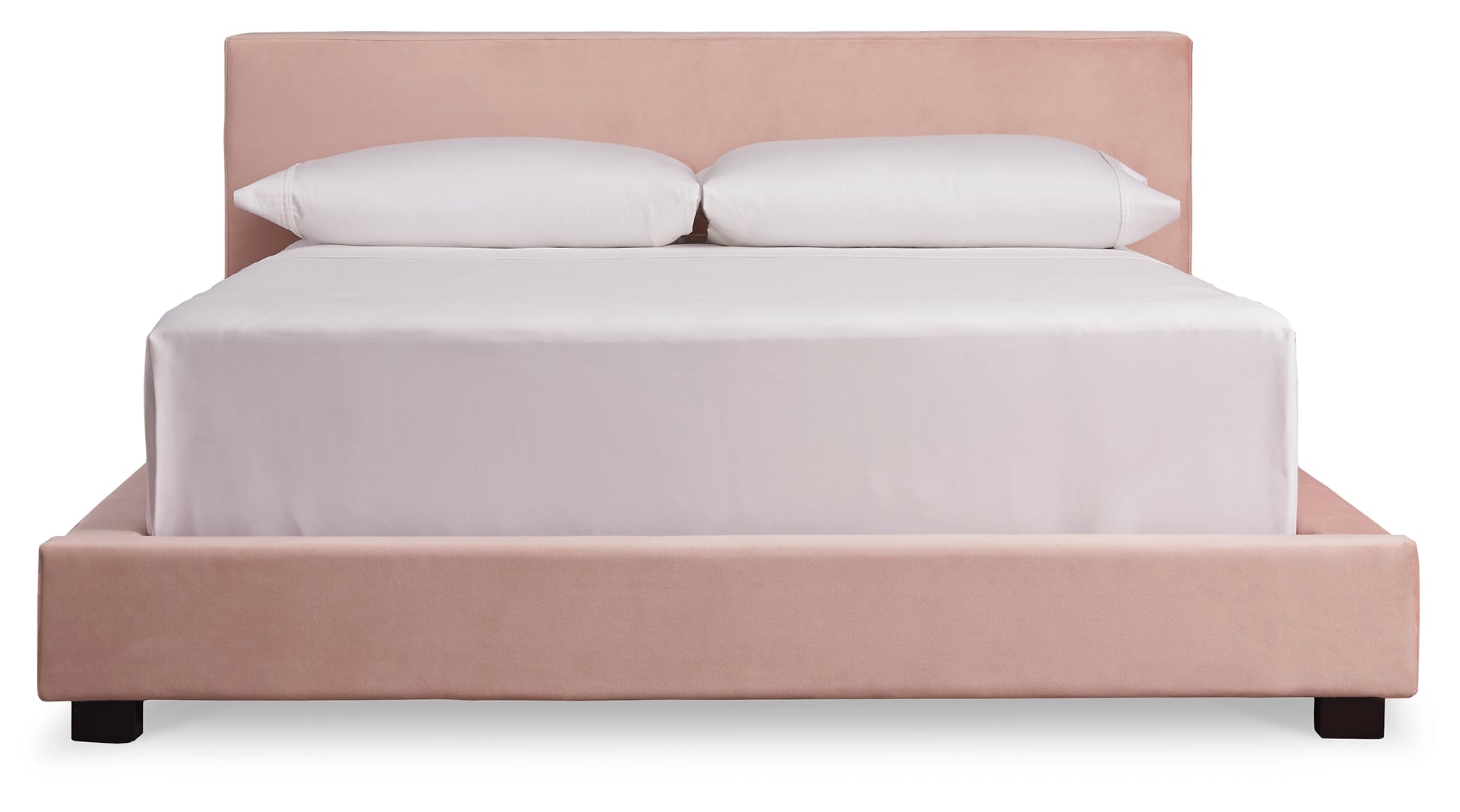 Chesani Plush Look Contemporary Upholstered Bed