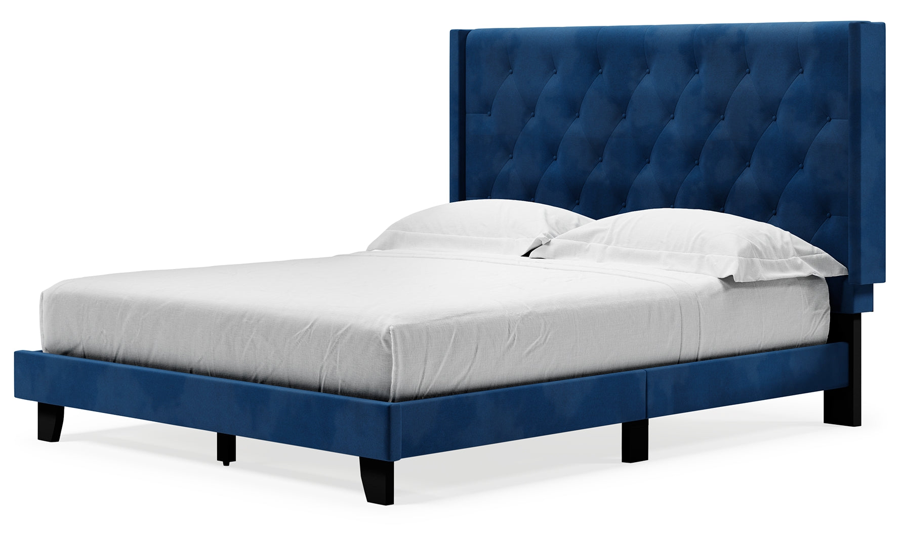 Vintasso Button Tufting &Wingback Design Bed