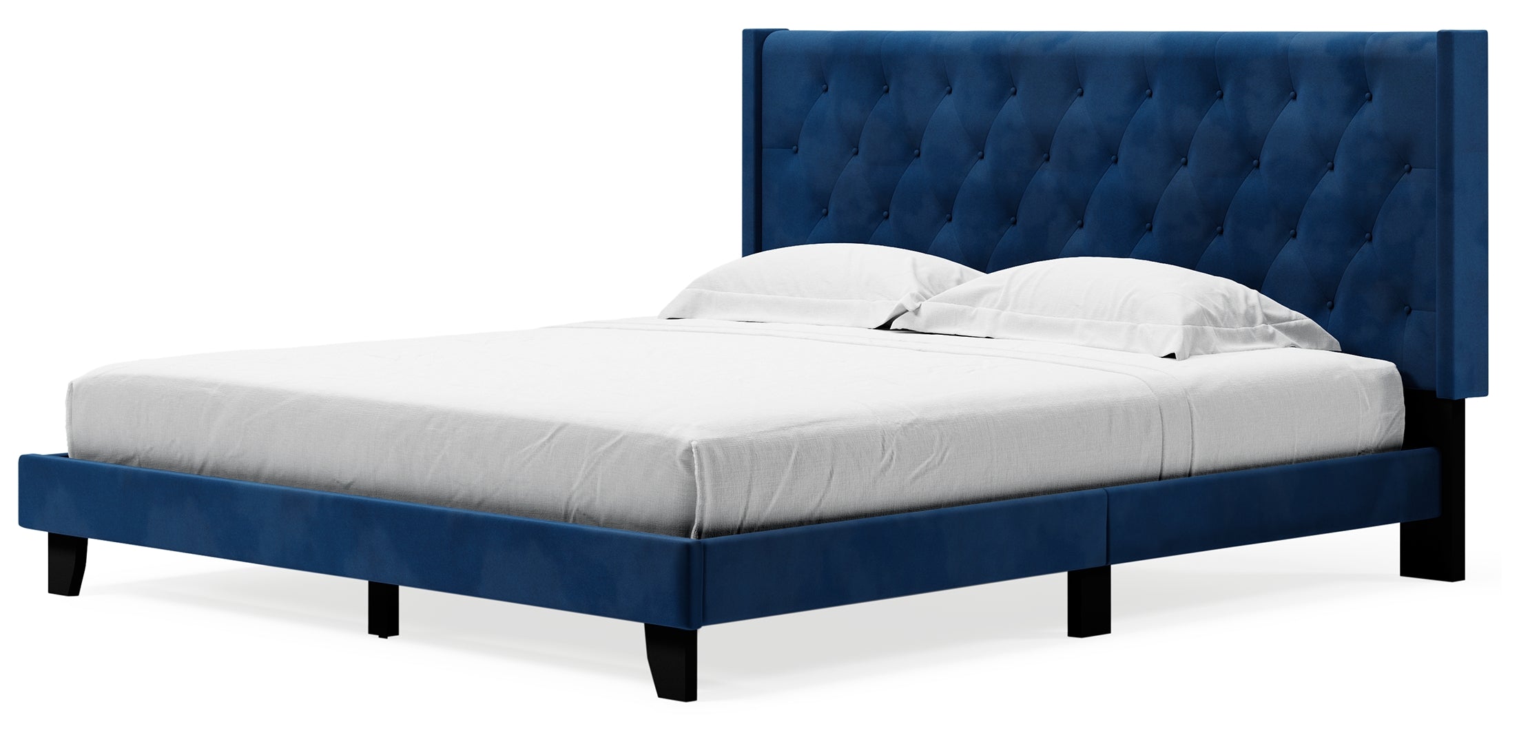 Vintasso Button Tufting &Wingback Design Bed