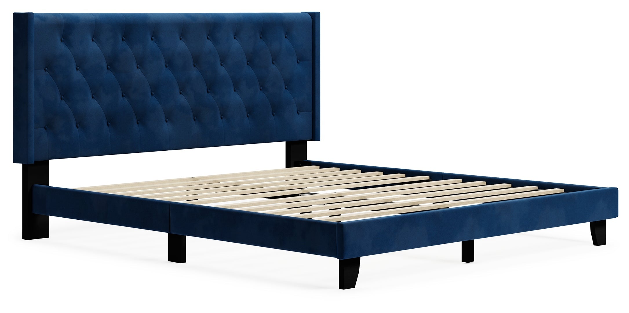 Vintasso Button Tufting &Wingback Design Bed