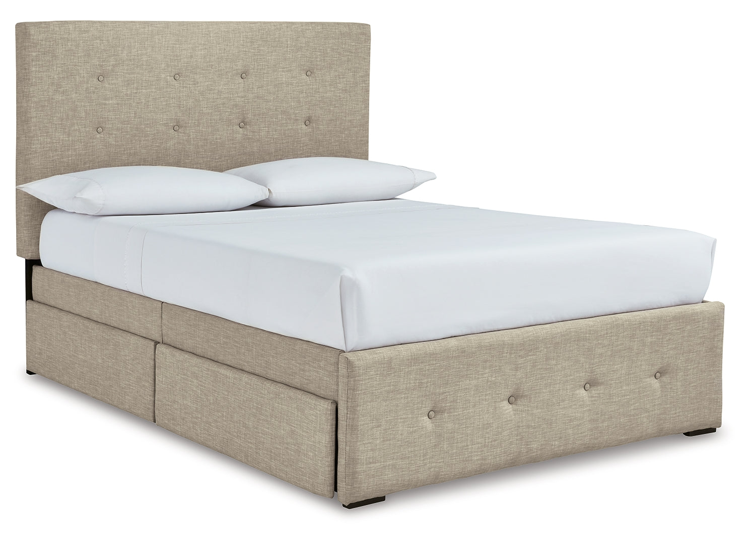 Gladdinson Upholstery & Foam-Cushioned Panels Bed Full With Storage