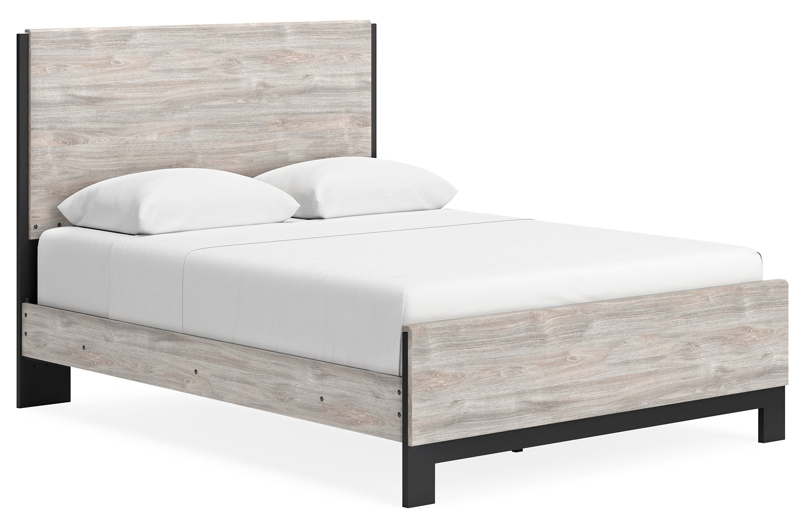 Vessalli Sleek Style Contemporary Panel Bed Queen Without Extensions