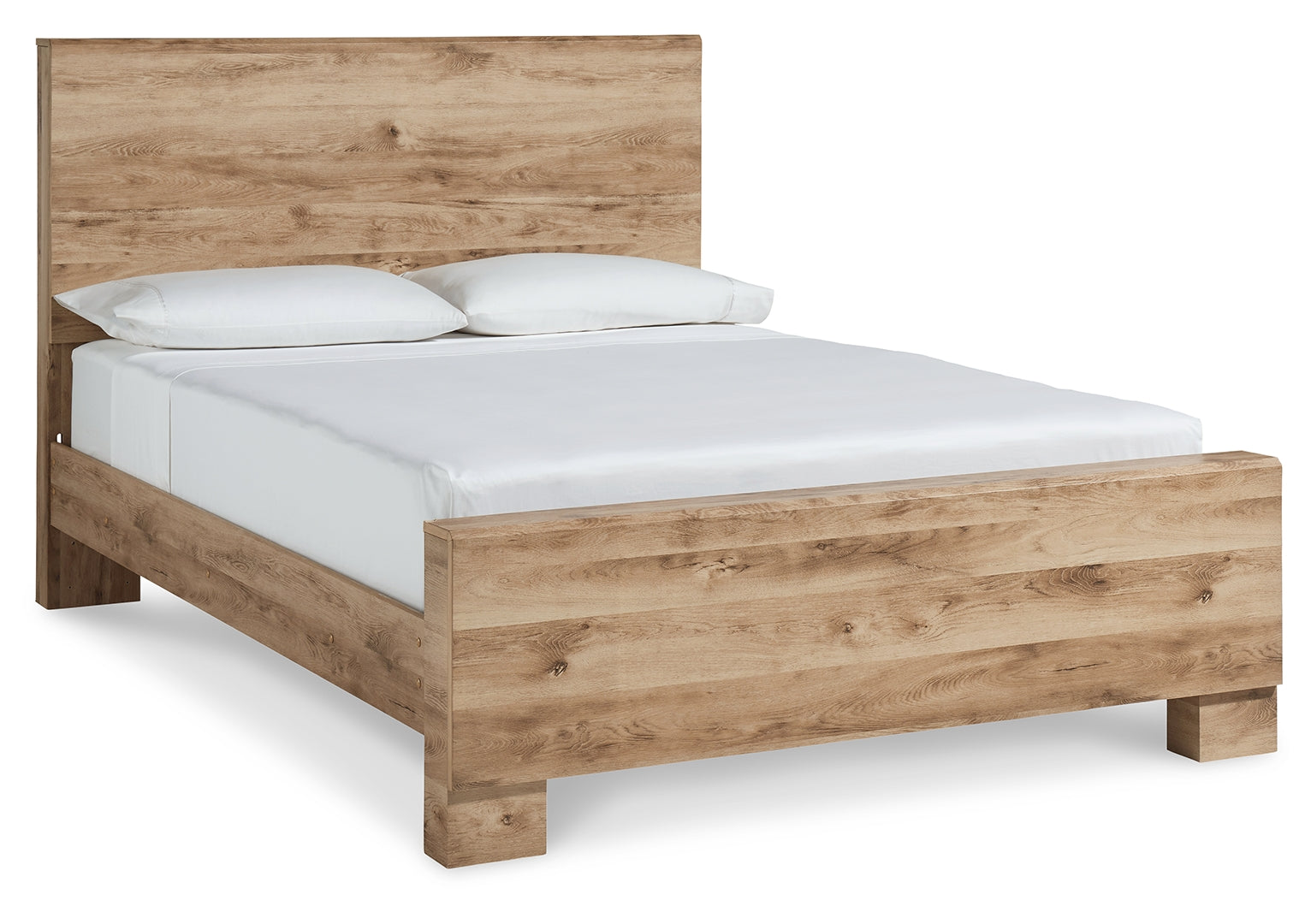 Hyanna Simple & Streamlined Design Panel Bed King Tan Panel