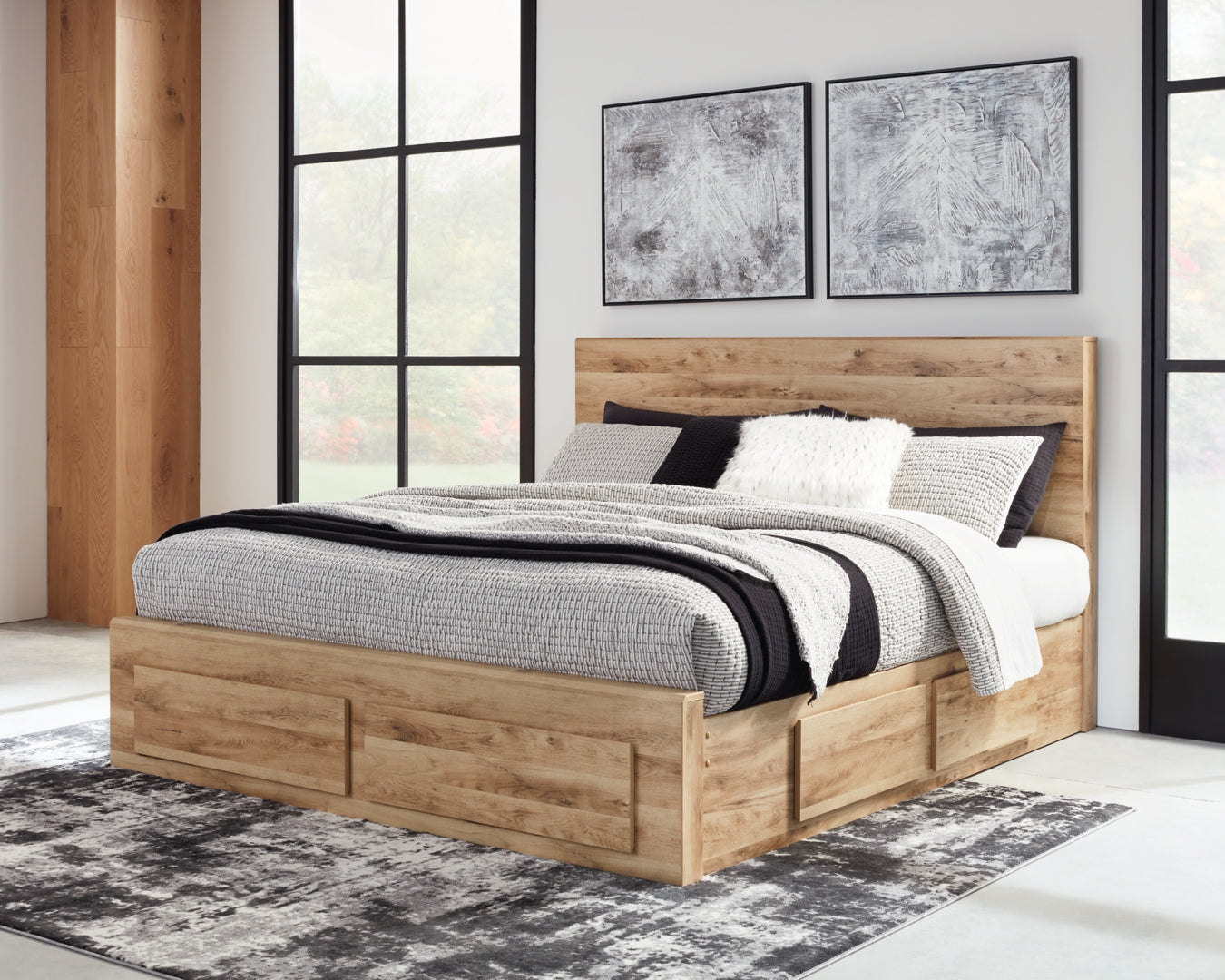 Hyanna Simple & Streamlined Design Panel Bed