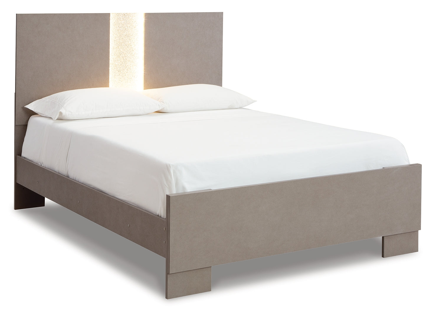 Surancha Love Sleek and Bold Contemporary Style Bed Queen Panel