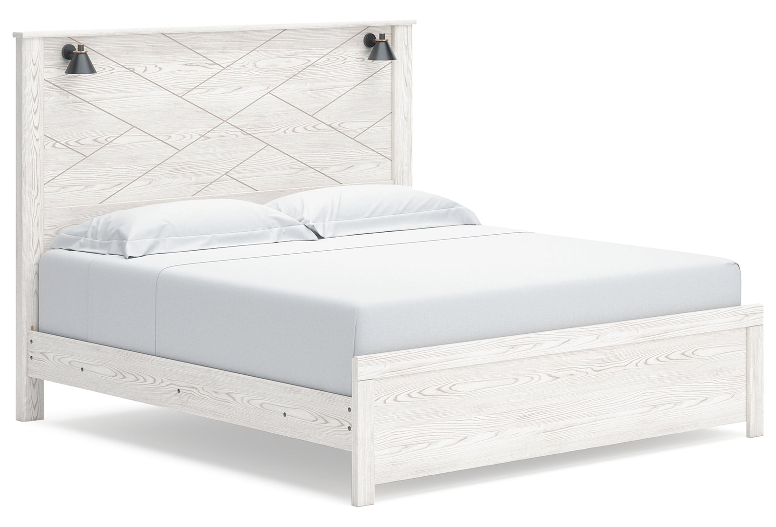 Gerridan Cool, Clean & Casually Modern Panel Bed King abstract design