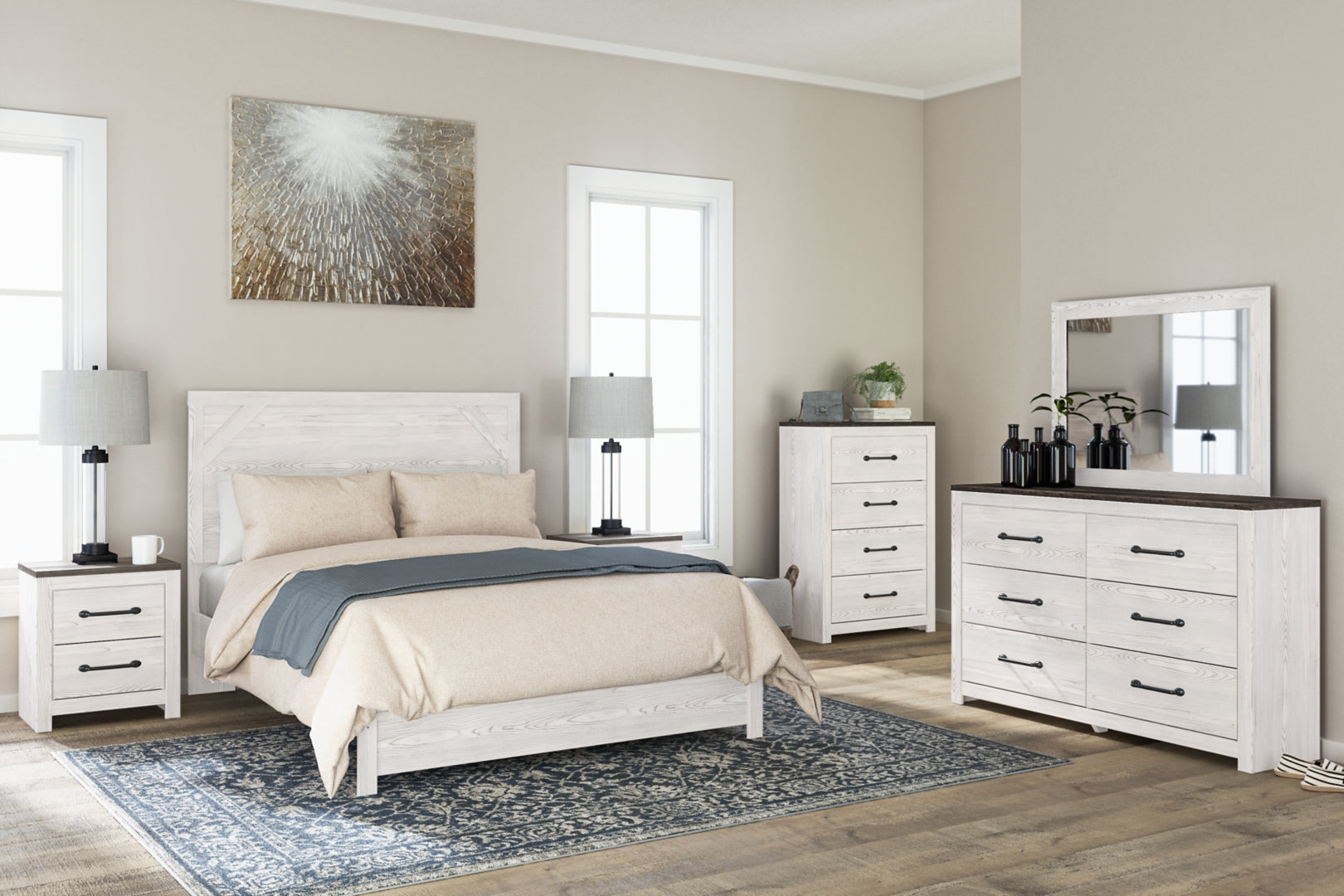 Gerridan Cool, Clean & Casually Modern Panel Bed