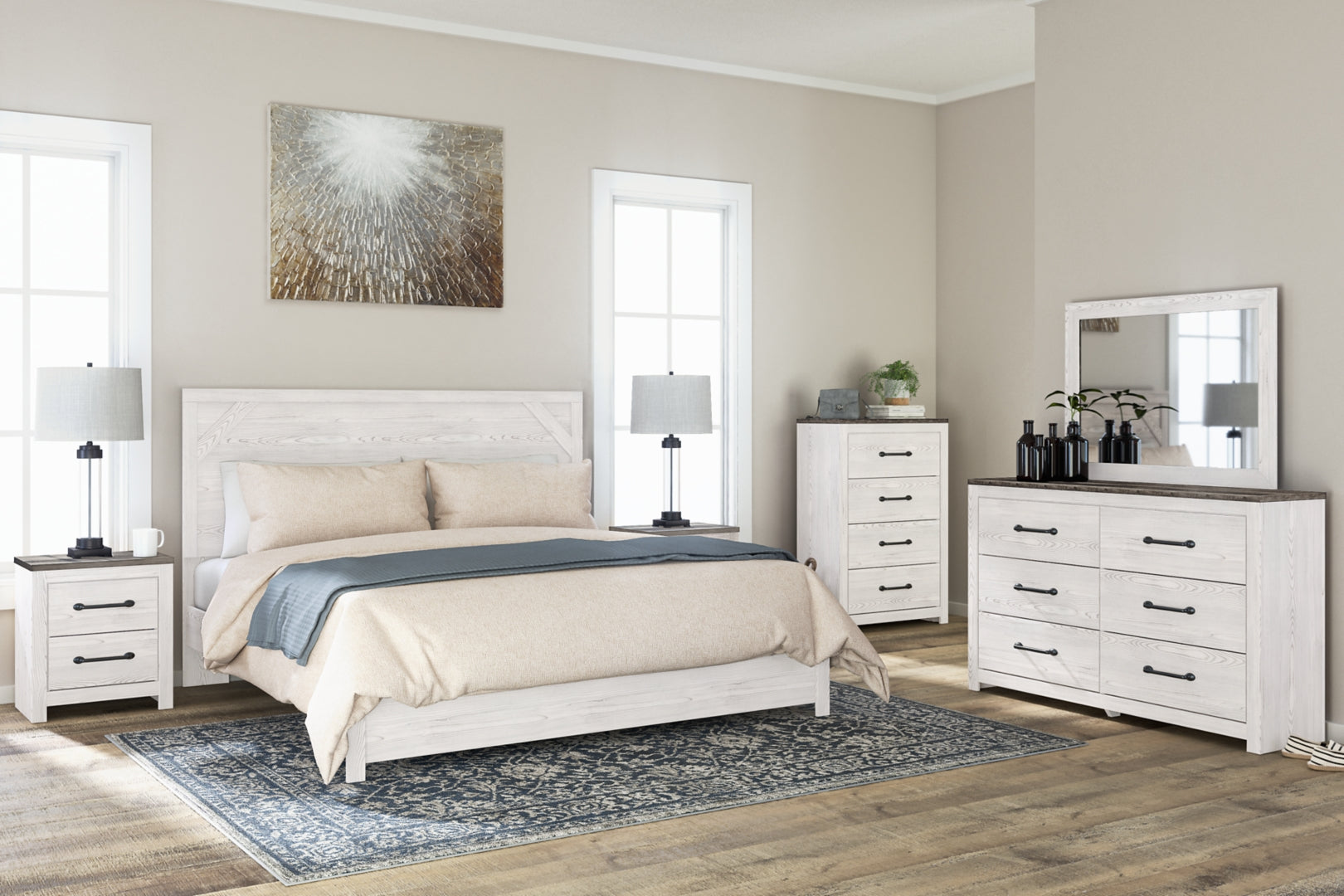 Gerridan Cool, Clean & Casually Modern Panel Bed