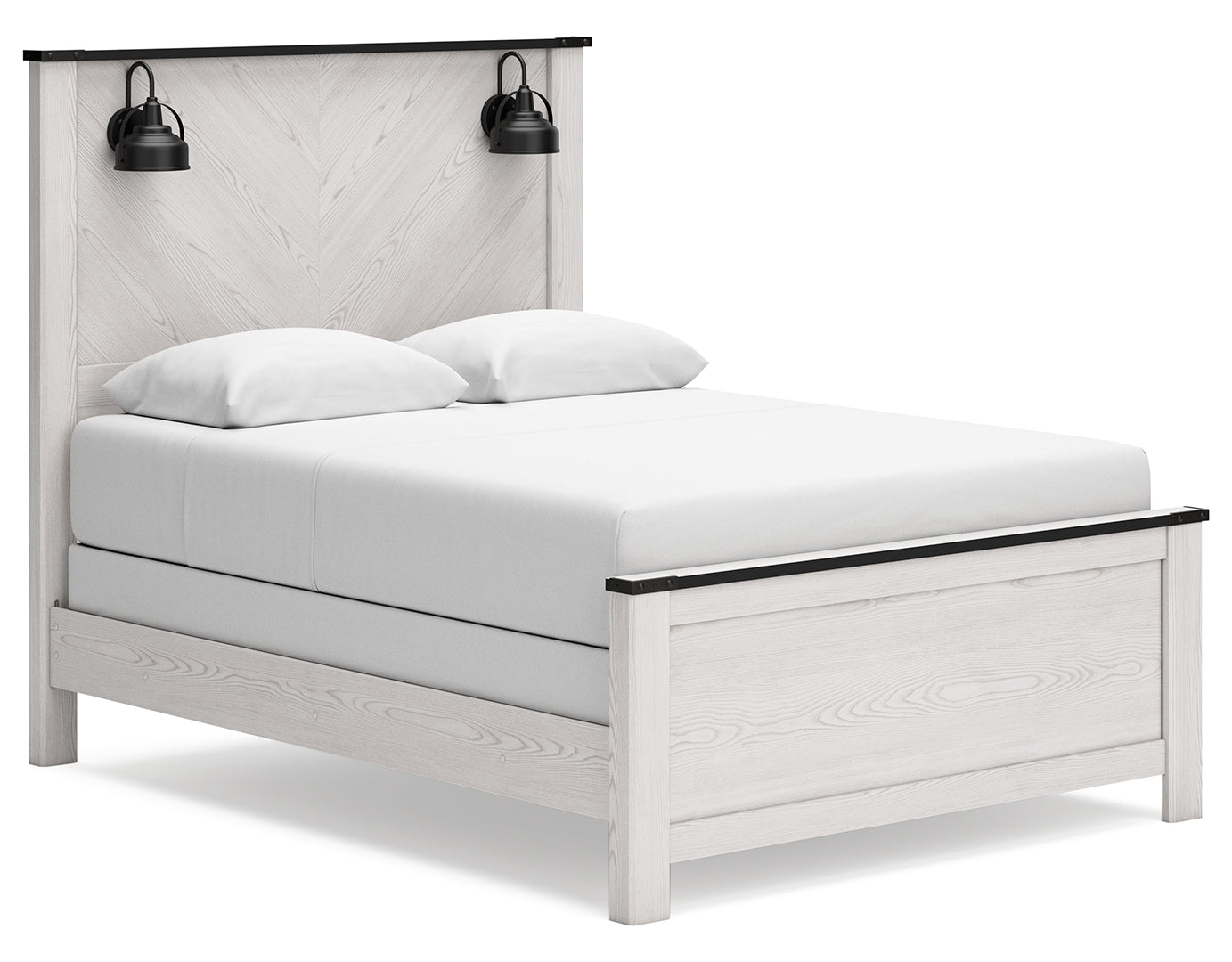 Schoenberg Chic Approach Contemporary Style Panel Bed Queen