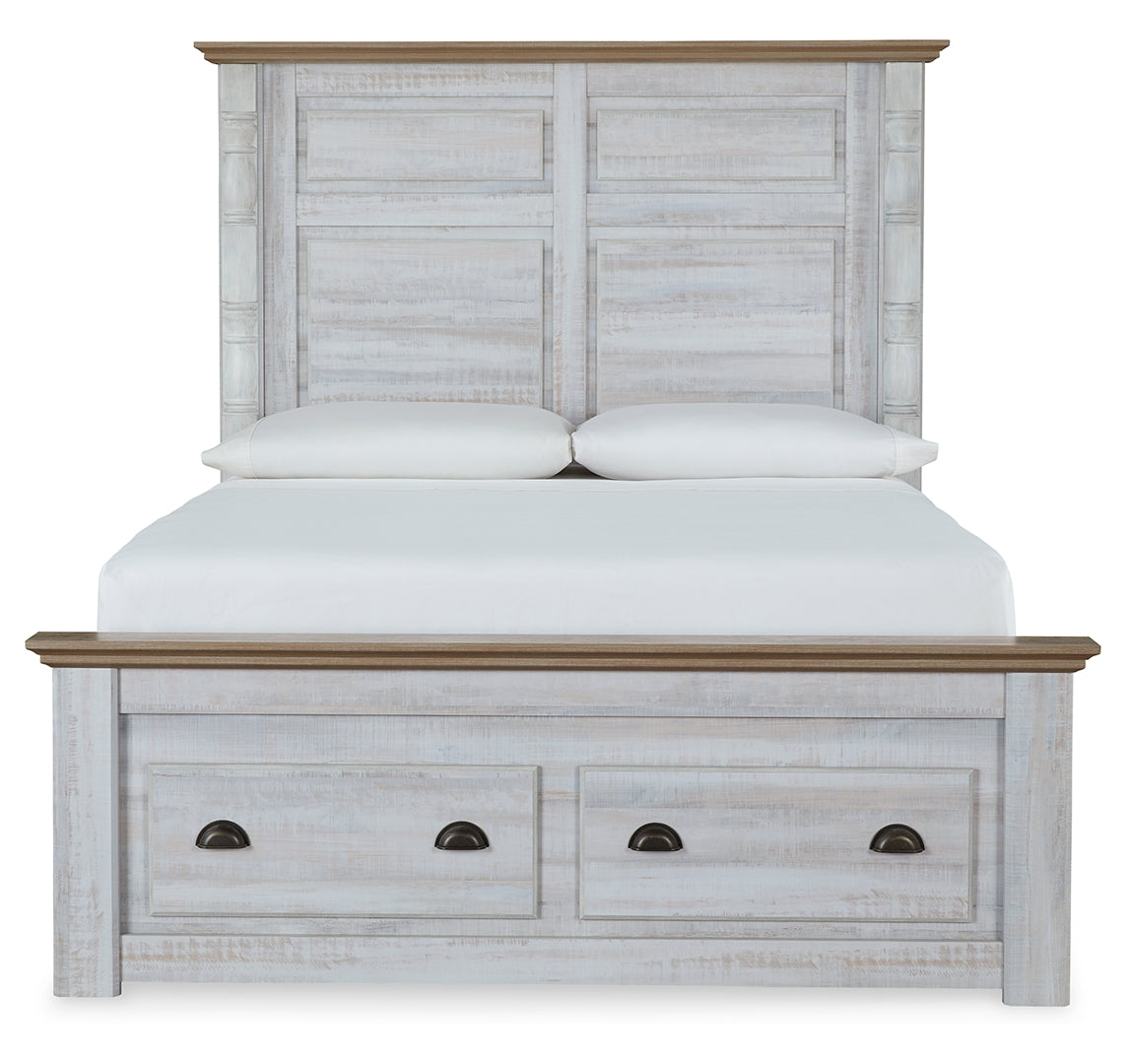 Haven Bay Two-Tone Style Panel Bed