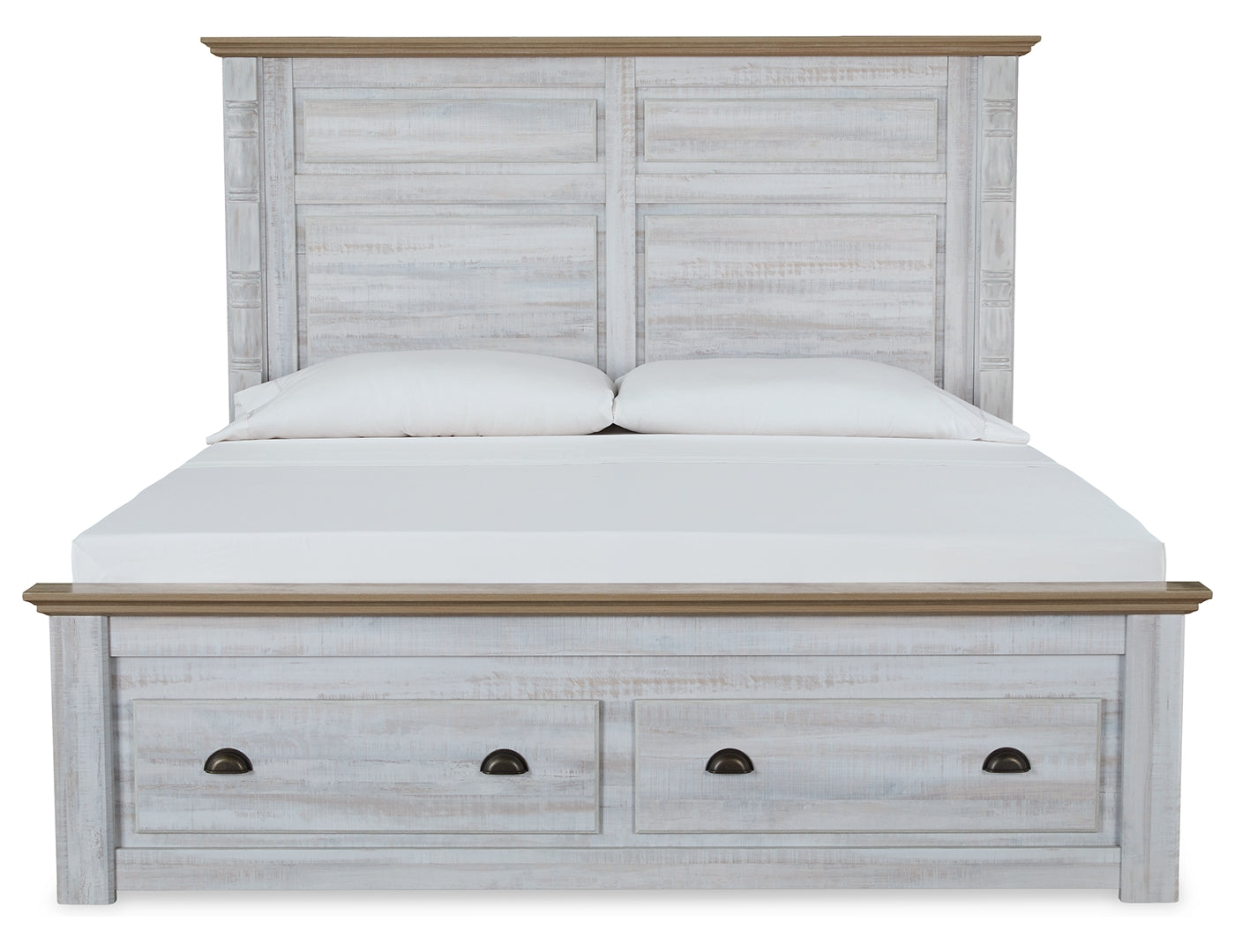 Haven Bay Two-Tone Style Panel Bed