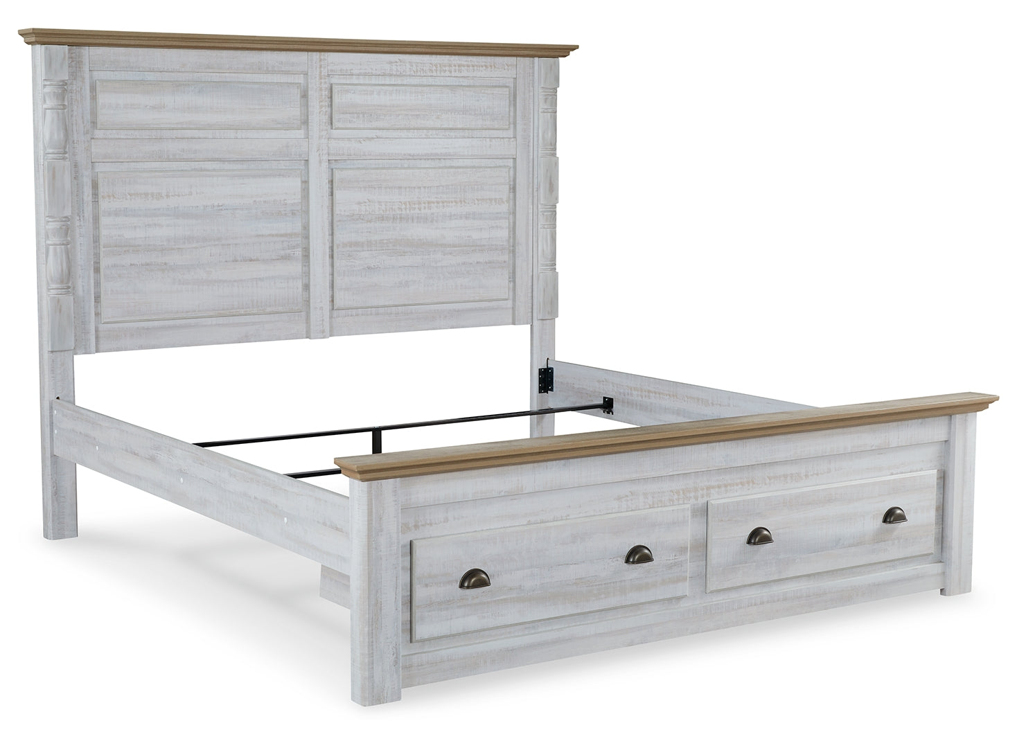 Haven Bay Two-Tone Style Panel Bed