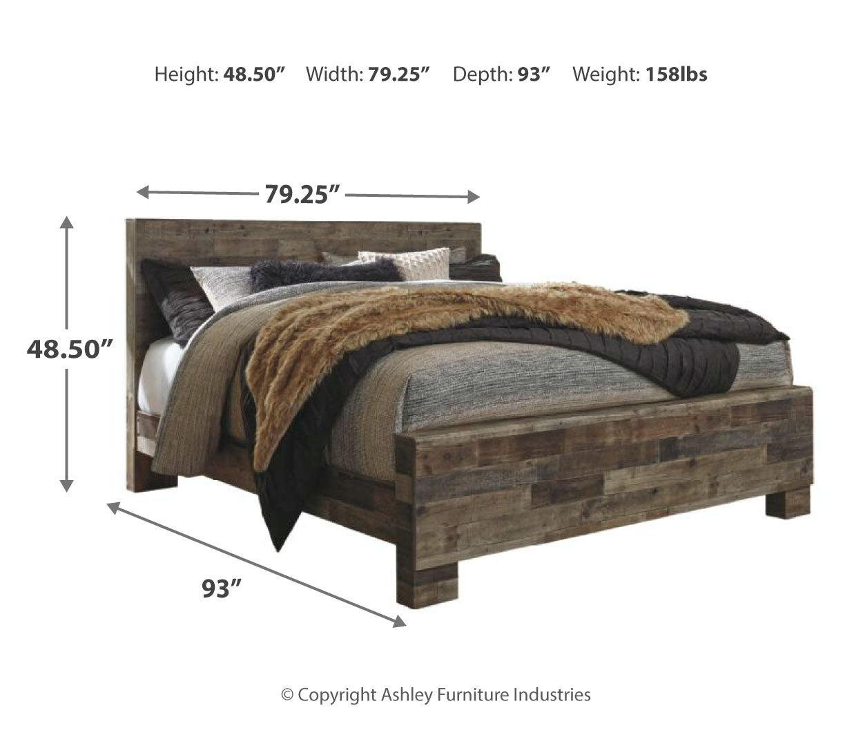 Derekson Modern Beauteous Look Bed