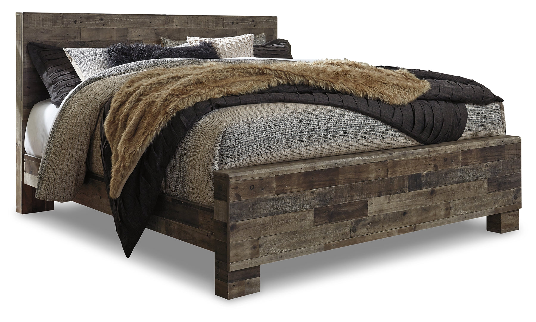 Derekson Modern Beauteous Look Bed King Without Storage Drawers