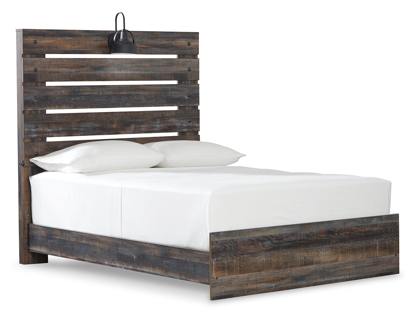 Drystan Rustic & Industrial Styles Panel Bed Full Without Storage