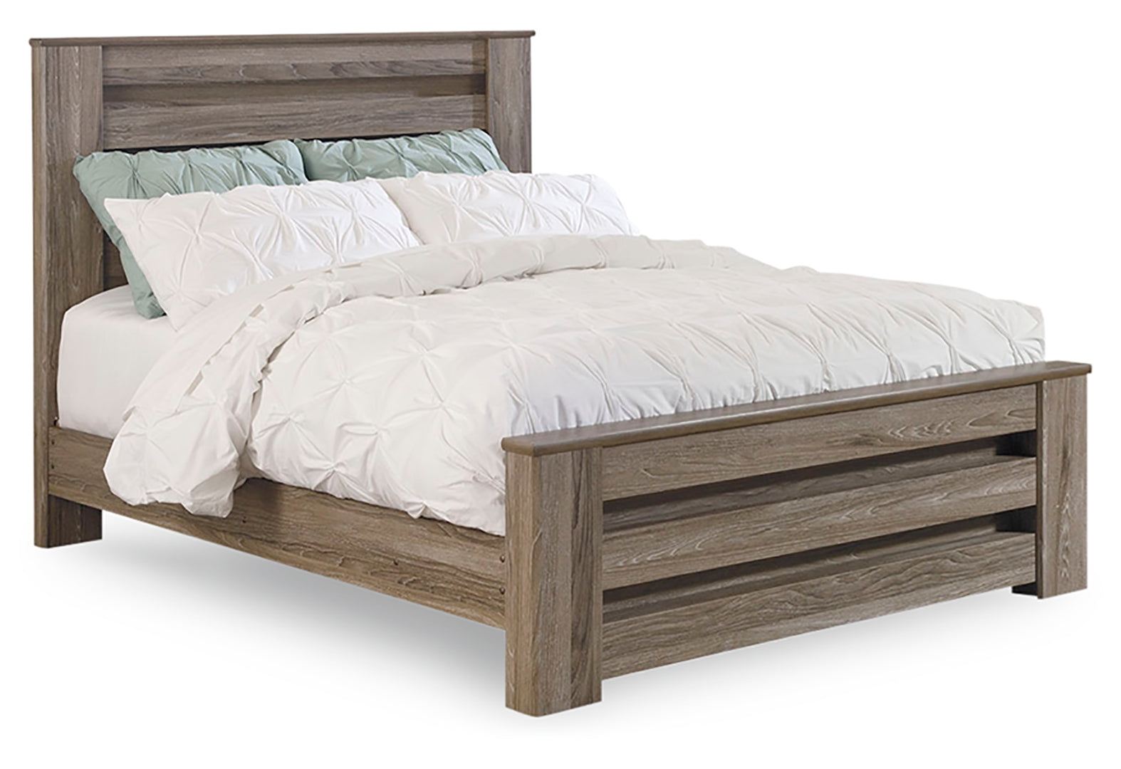 Zelen Contemporary Panel Bed Queen