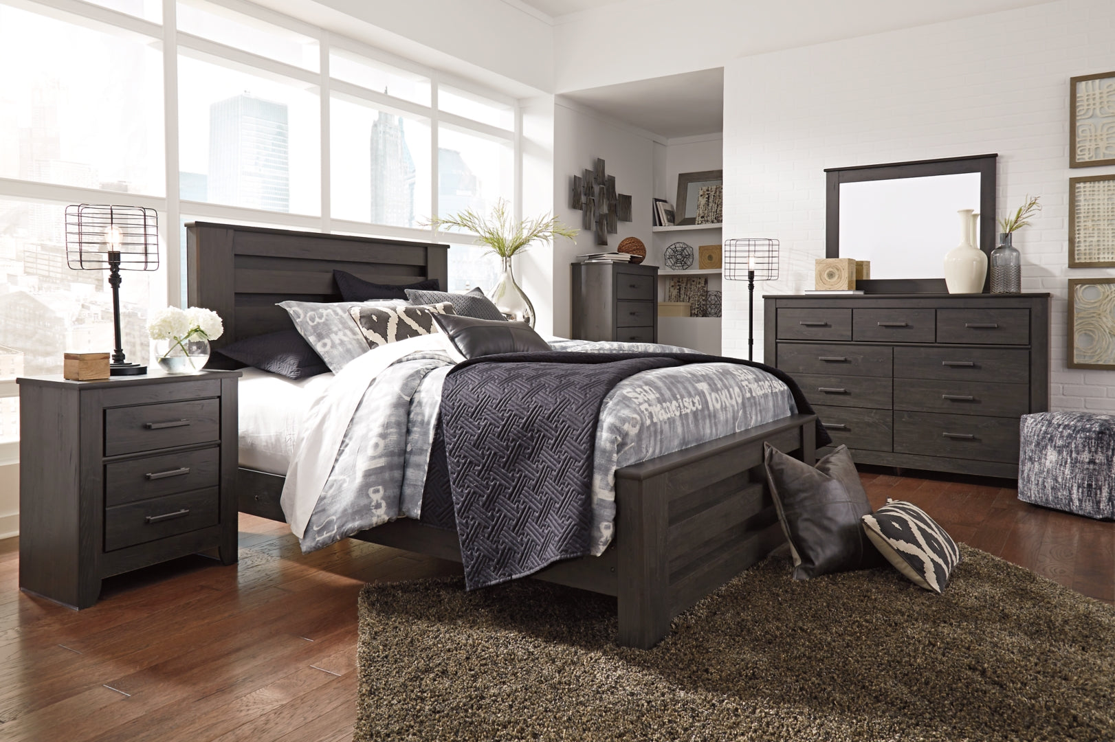 Brinxton Urban Sophistication Panel Bed