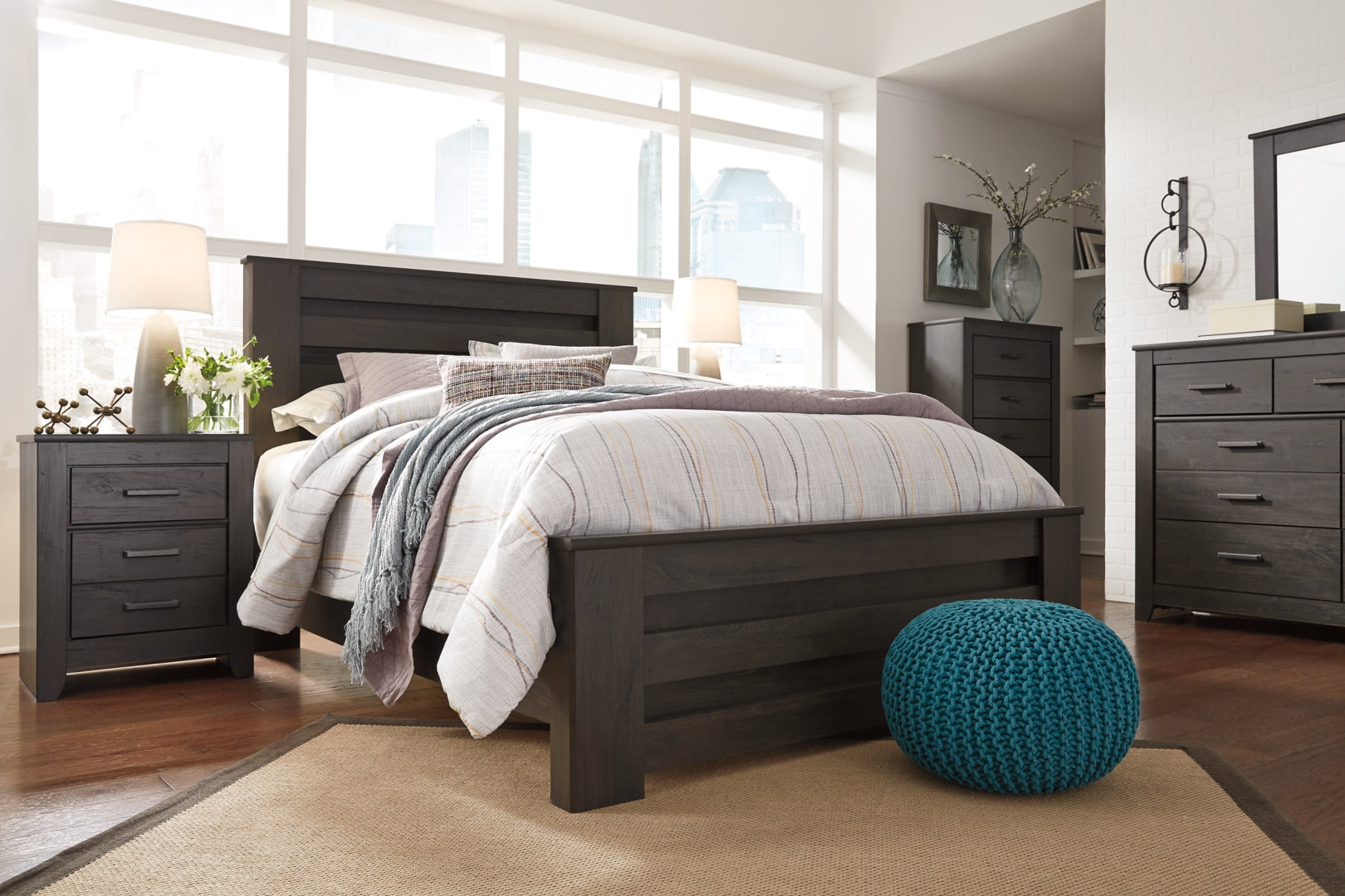 Brinxton Urban Sophistication Panel Bed