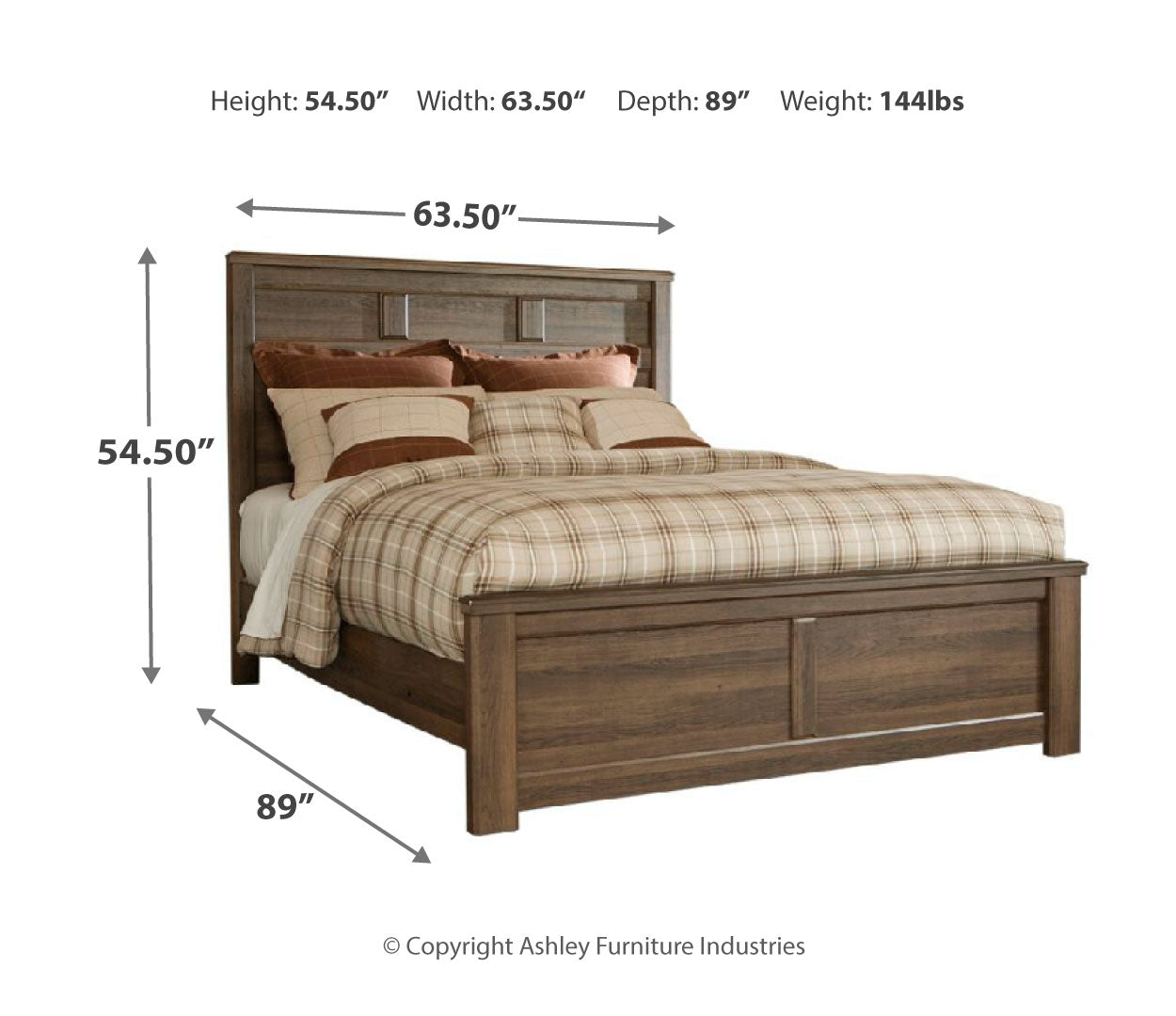 Juararo Vintage Finish Ageless Bed