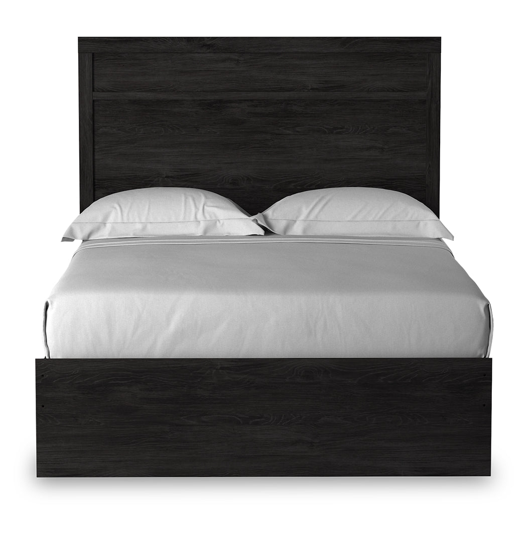 Belachime Clean-Lined Modern Look Panel Bed