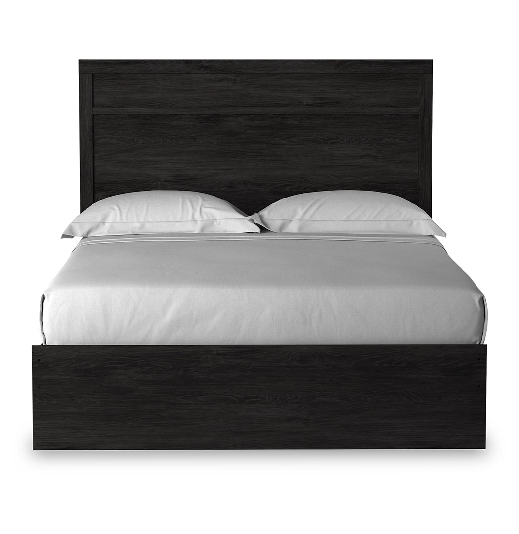 Belachime Clean-Lined Modern Look Panel Bed