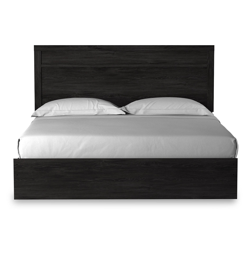 Belachime Clean-Lined Modern Look Panel Bed