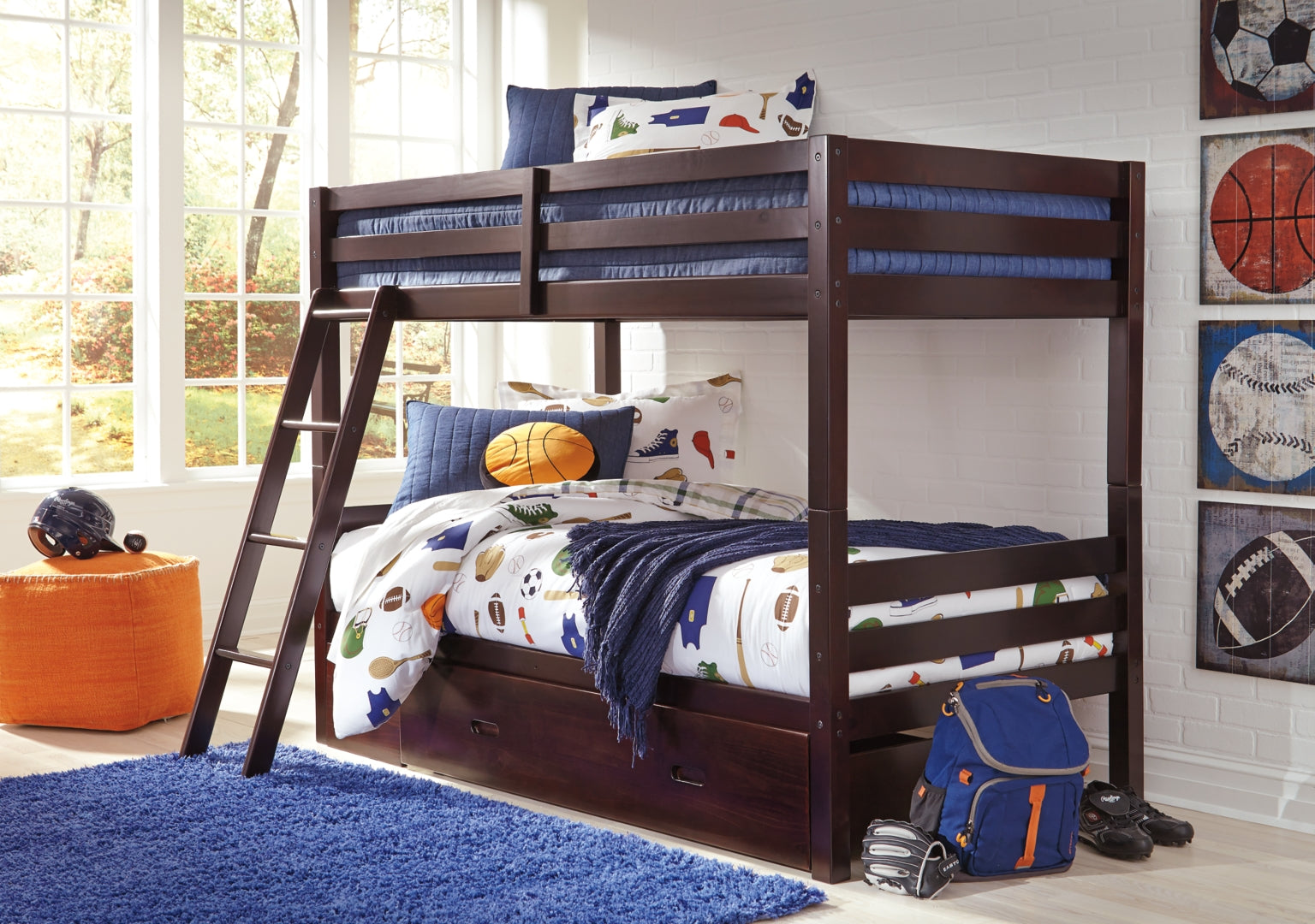 Halanton Contemporary Design Bunk Bed