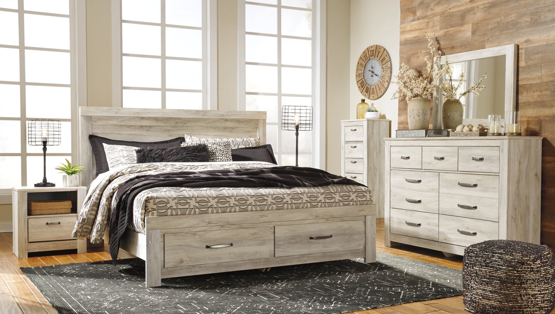 Bellaby Gorgeous Modern Farmhouse Panel & Platform Bed