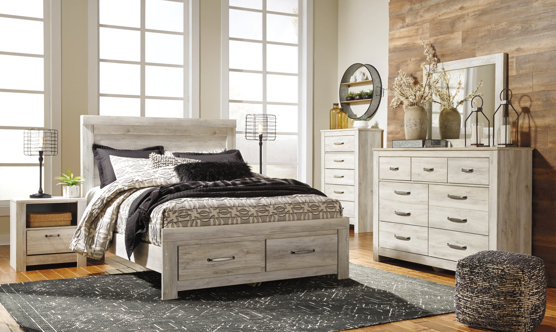 Bellaby Gorgeous Modern Farmhouse Panel & Platform Bed