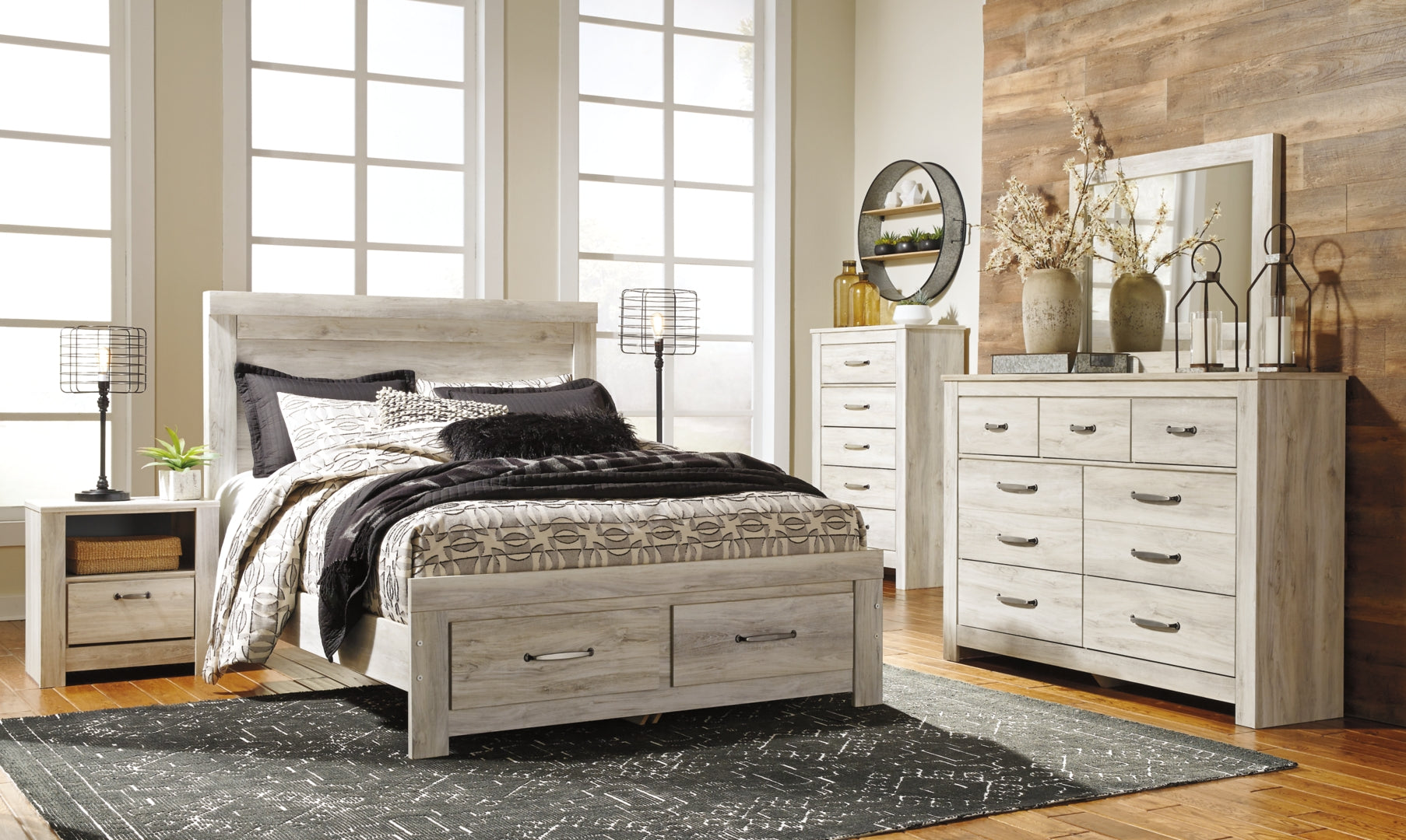 Bellaby Gorgeous Modern Farmhouse Panel & Platform Bed