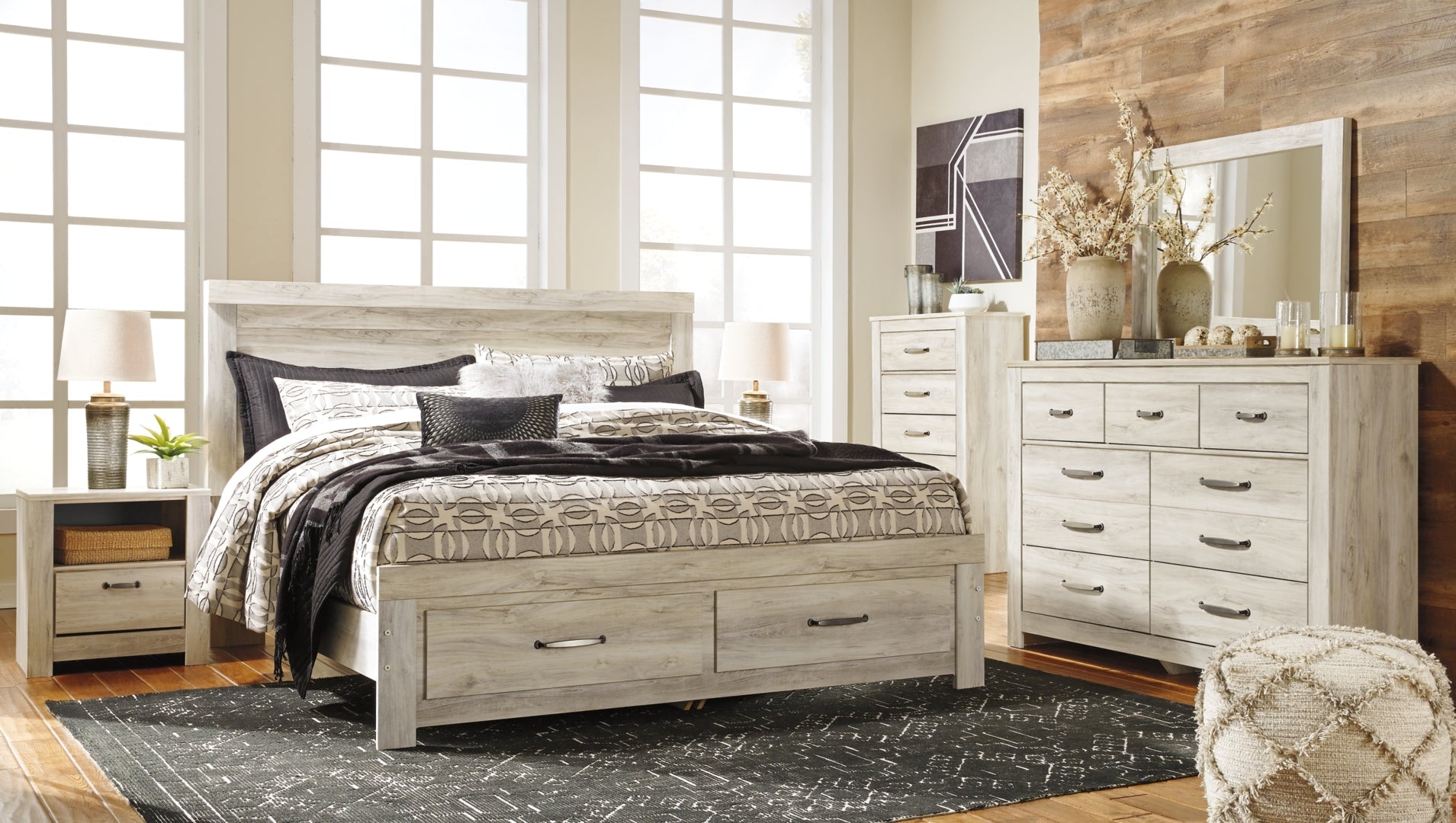 Bellaby Gorgeous Modern Farmhouse Panel & Platform Bed