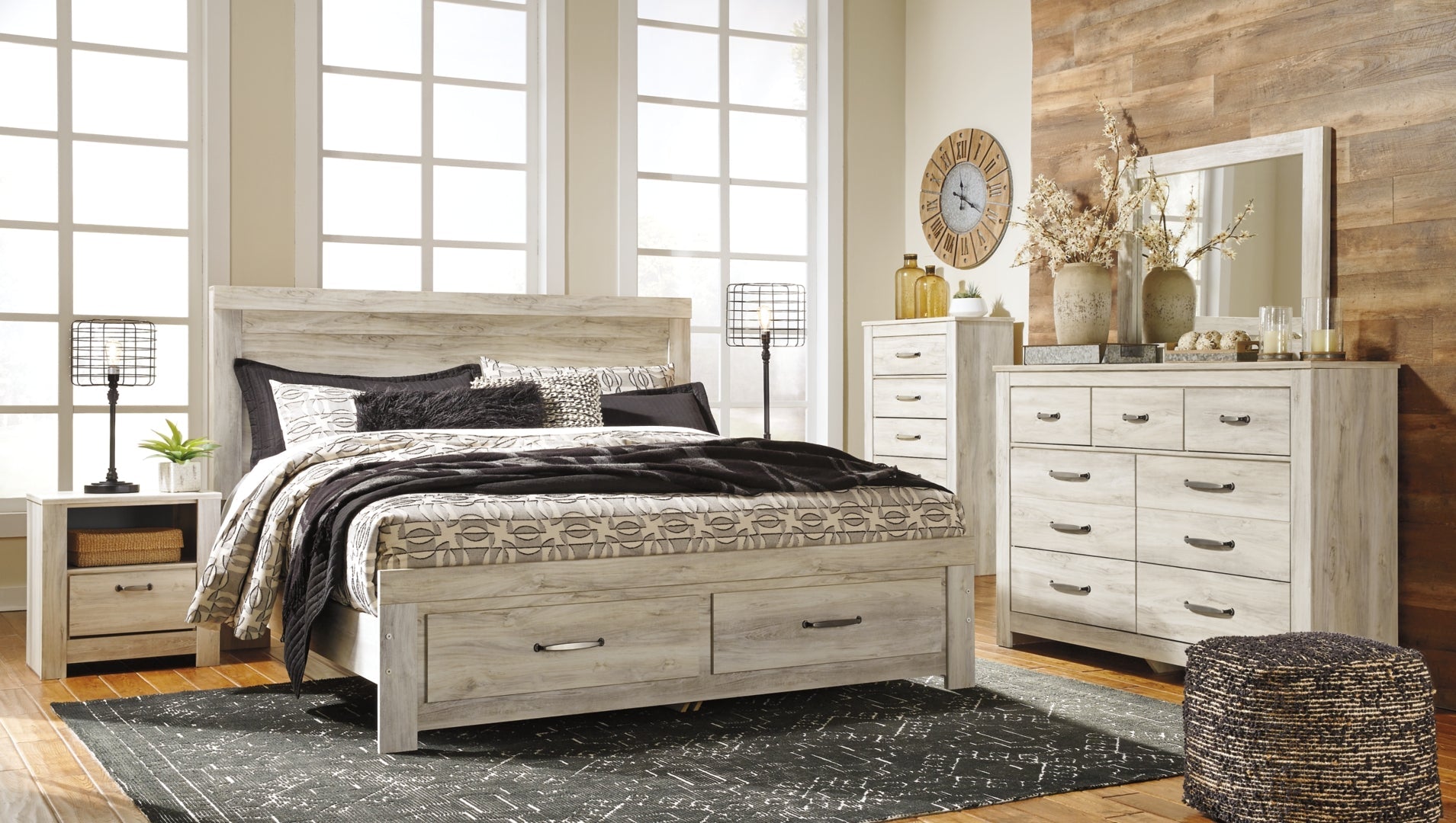 Bellaby Gorgeous Modern Farmhouse Panel & Platform Bed