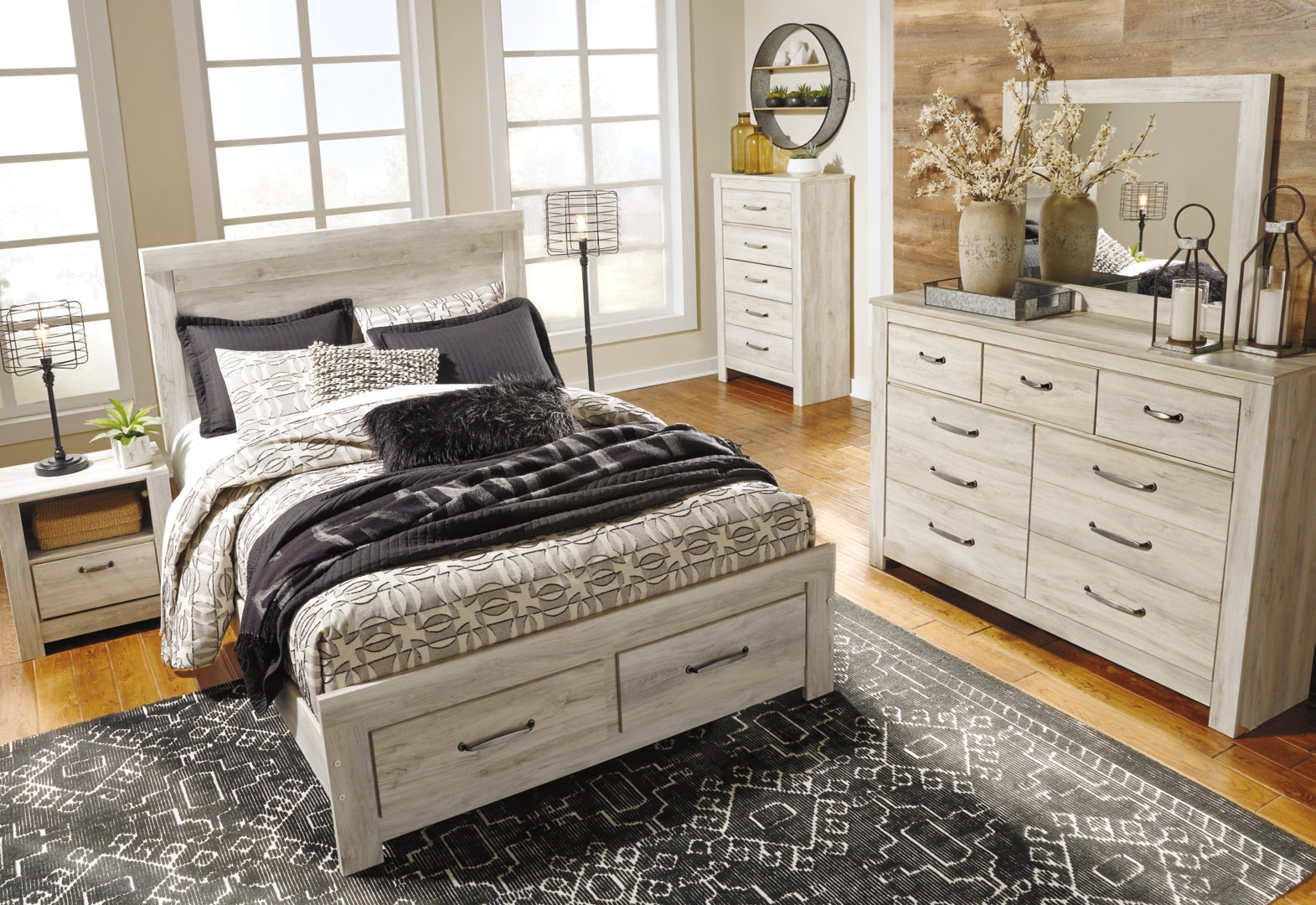 Bellaby Gorgeous Modern Farmhouse Panel & Platform Bed